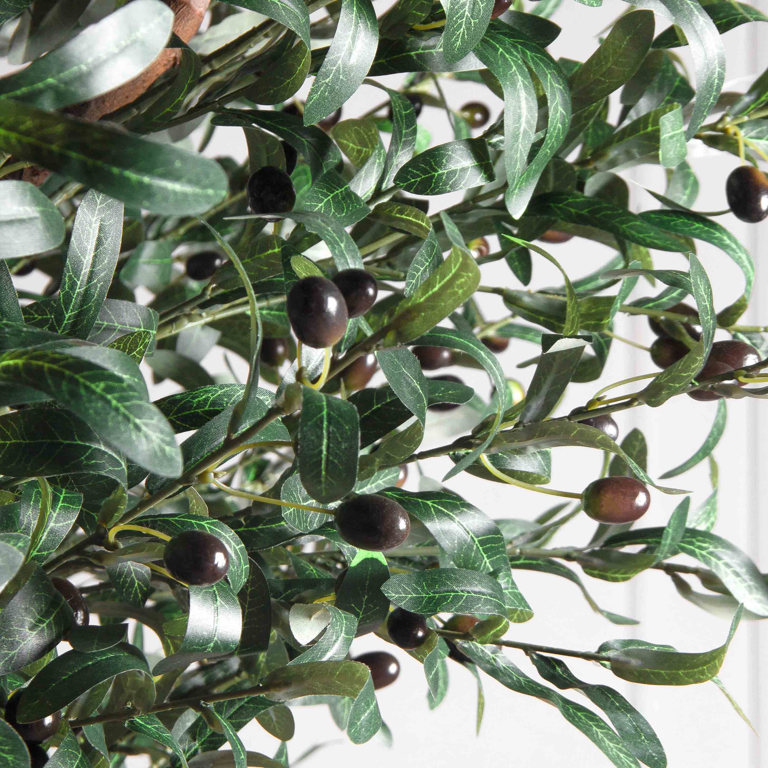 250/О/465(F) Оливковое дерево искусственное с плодами h250см_9