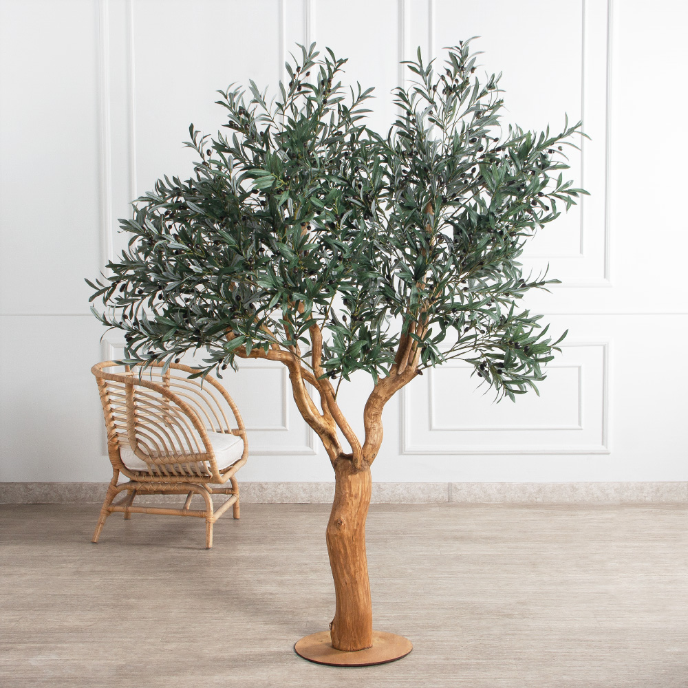 200/1Ст/ВИТ/465(Пр)(F) Оливковое дерево искусственное h200см на основании_2