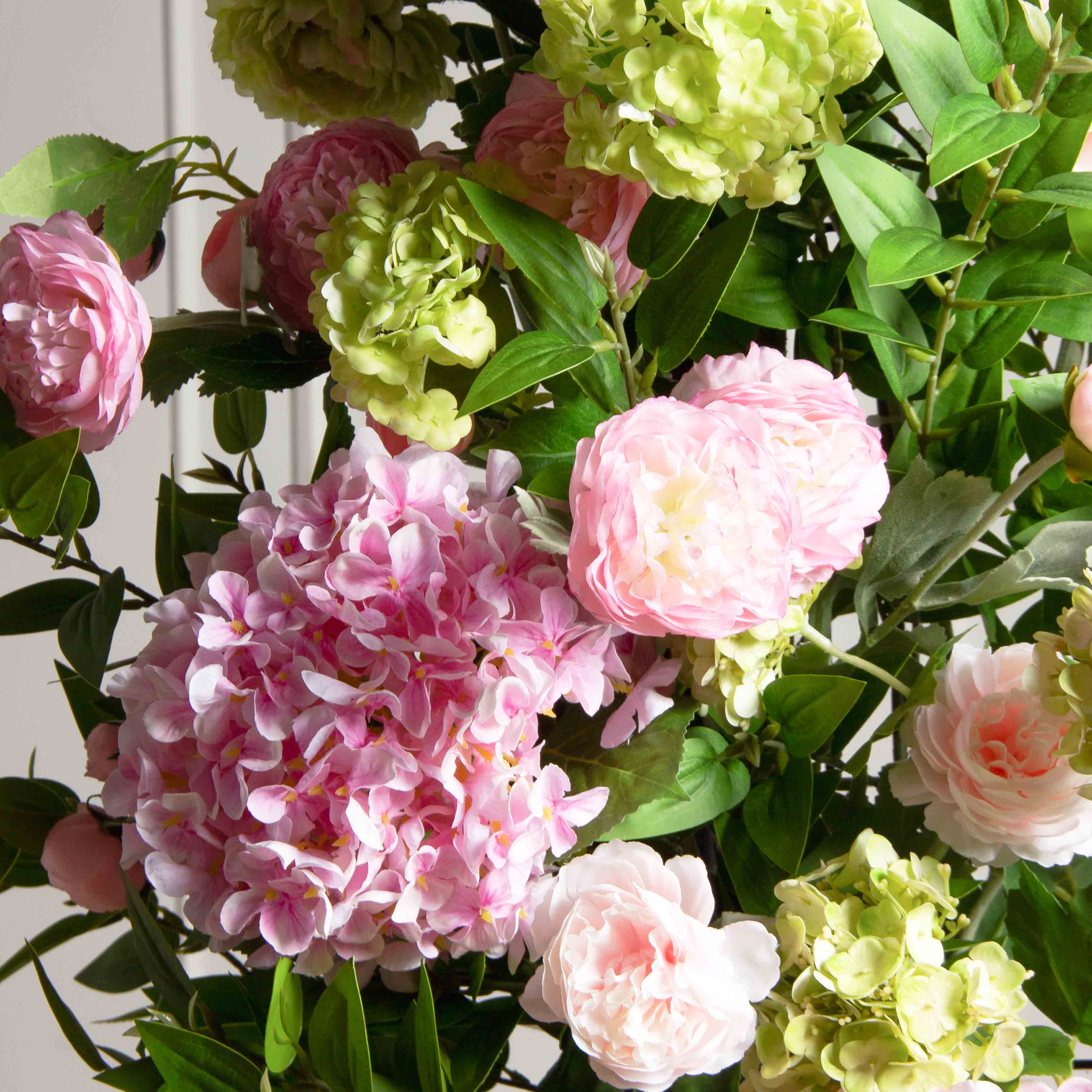 ДЛ166(F) Декор входной группы цветочный h260см (шир 40-60см)_8