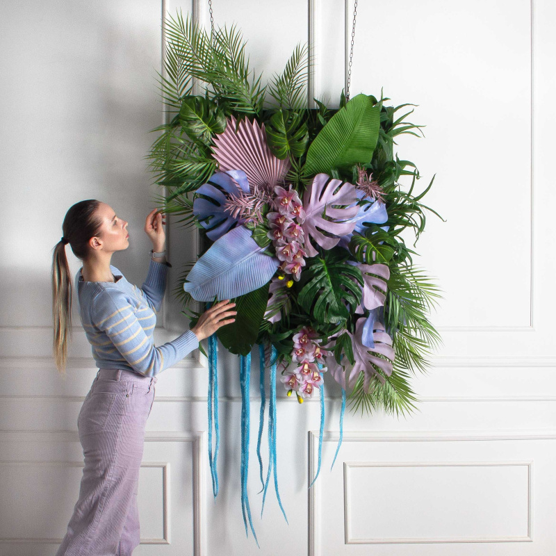 ФК07(F) Фитокартина Тропики с орхидеей 95хh200см_1