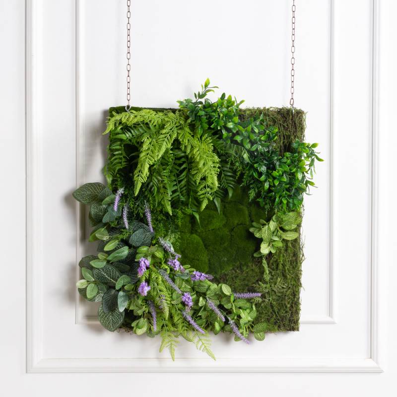 ФК82/4(з.)(F) Фитокартина с зелеными камнями 0,53хh0,61м