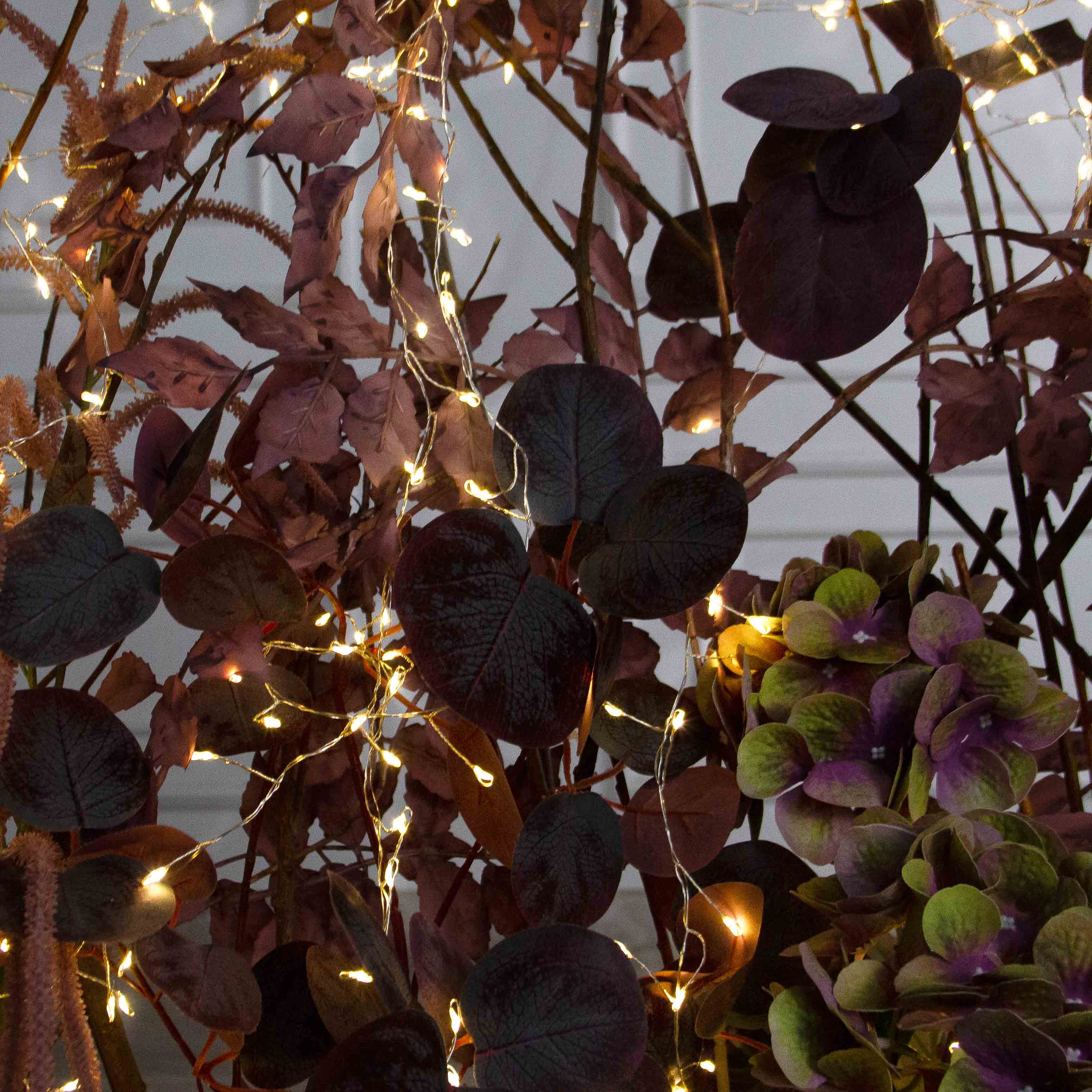 К548/СВ03(Пр)(F) Композиция искусственная на основании с гирляндой 