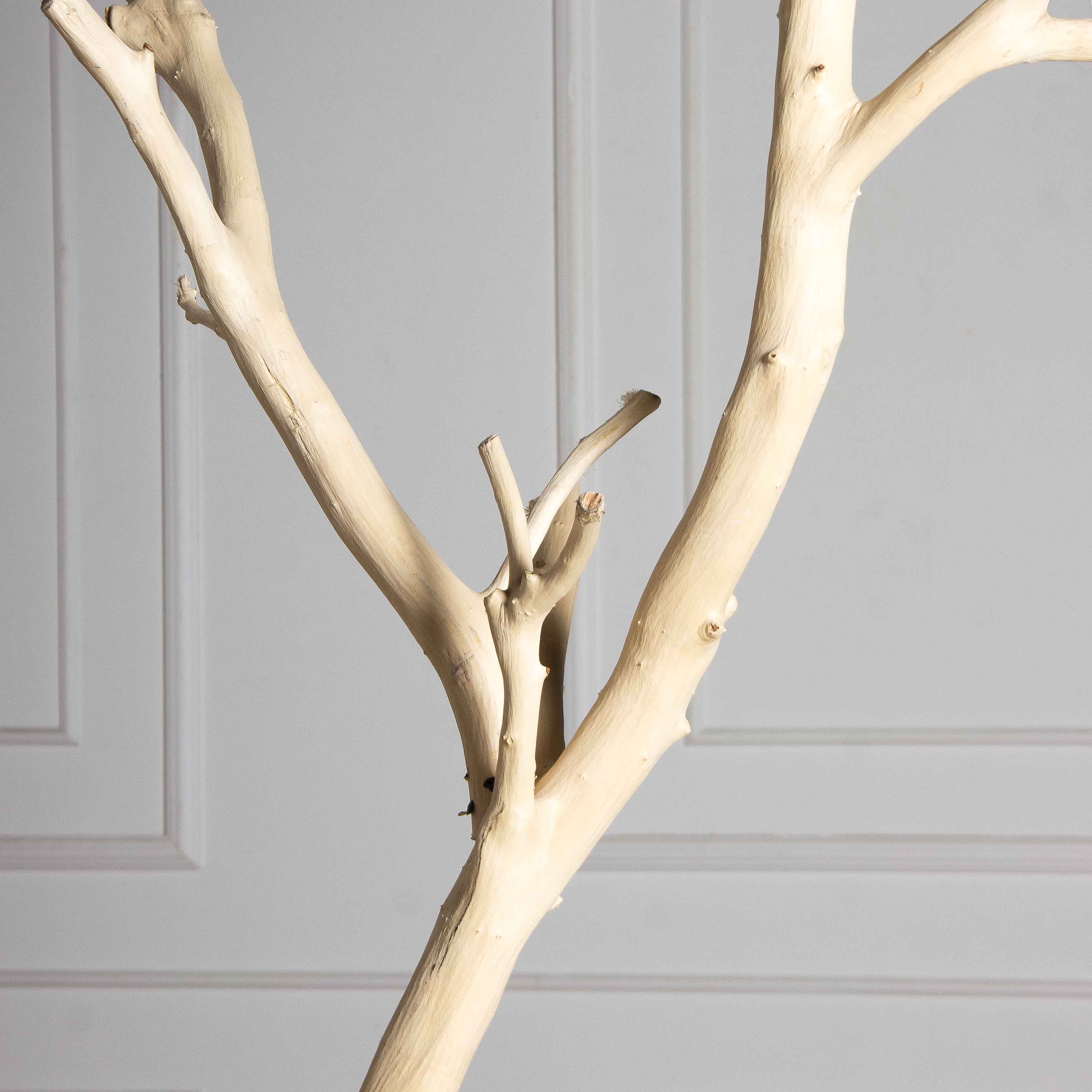 250/ДА(Пр)(F) Дерево искусственное интерьерное h250см, натуральная древесина, белое_4