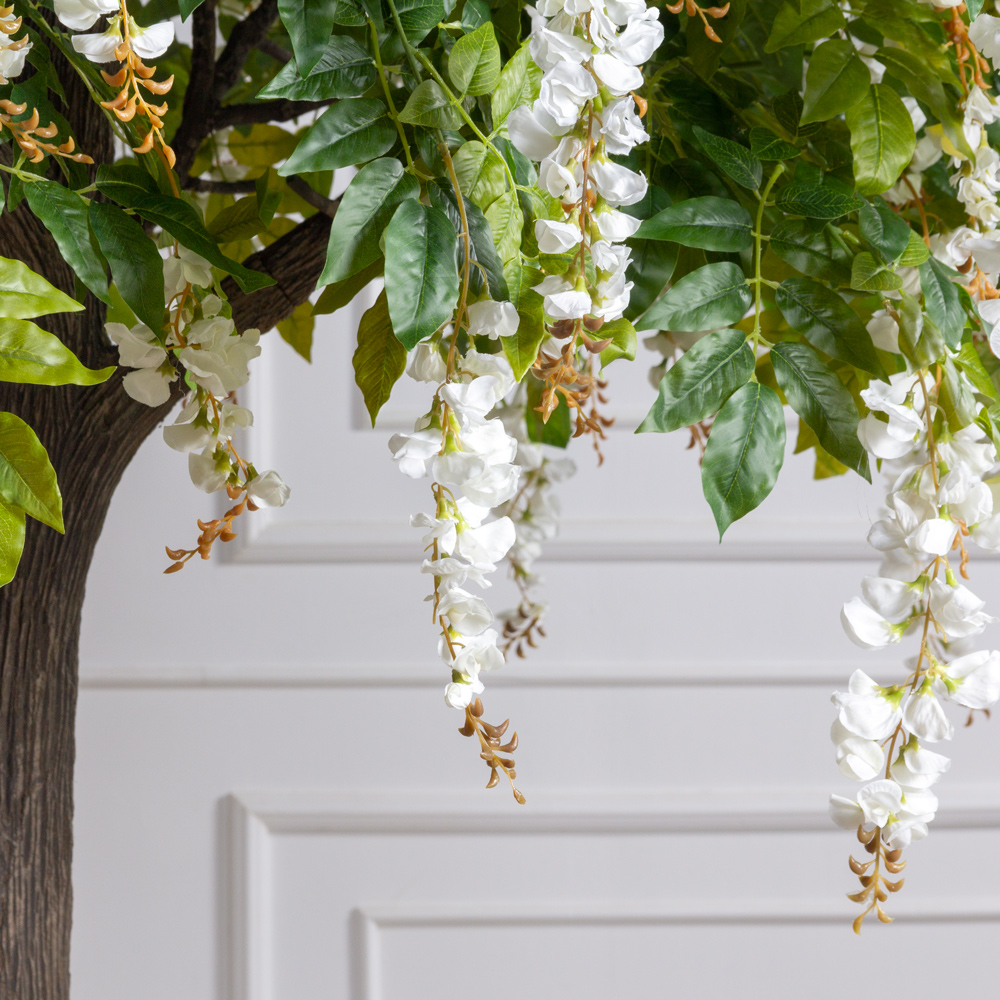 270МЕТст/разб/ПС/424(F) Глициния искусственная h270см, белая_3