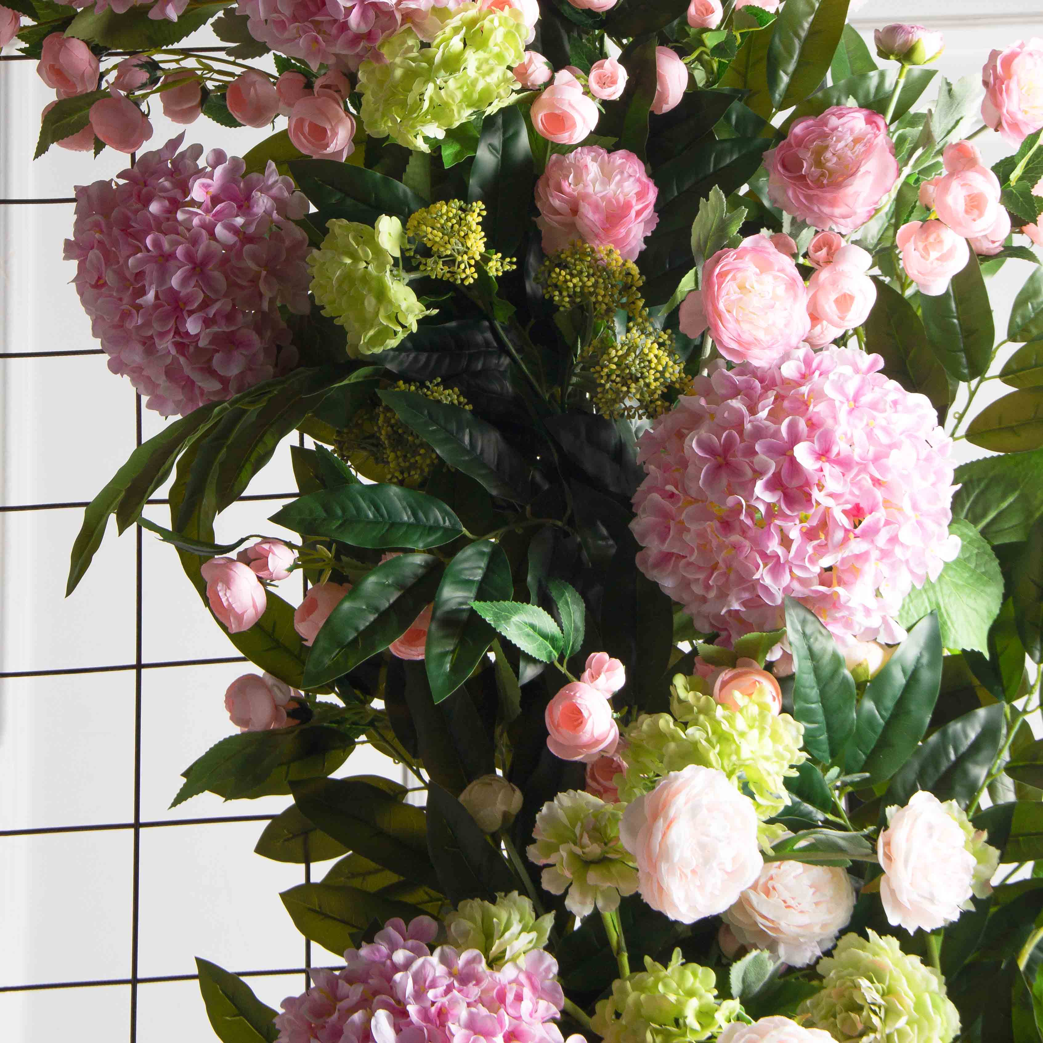 ДЛ162(з)(F) Декор входной группы цветочный h260см (шир 40-60см)_5