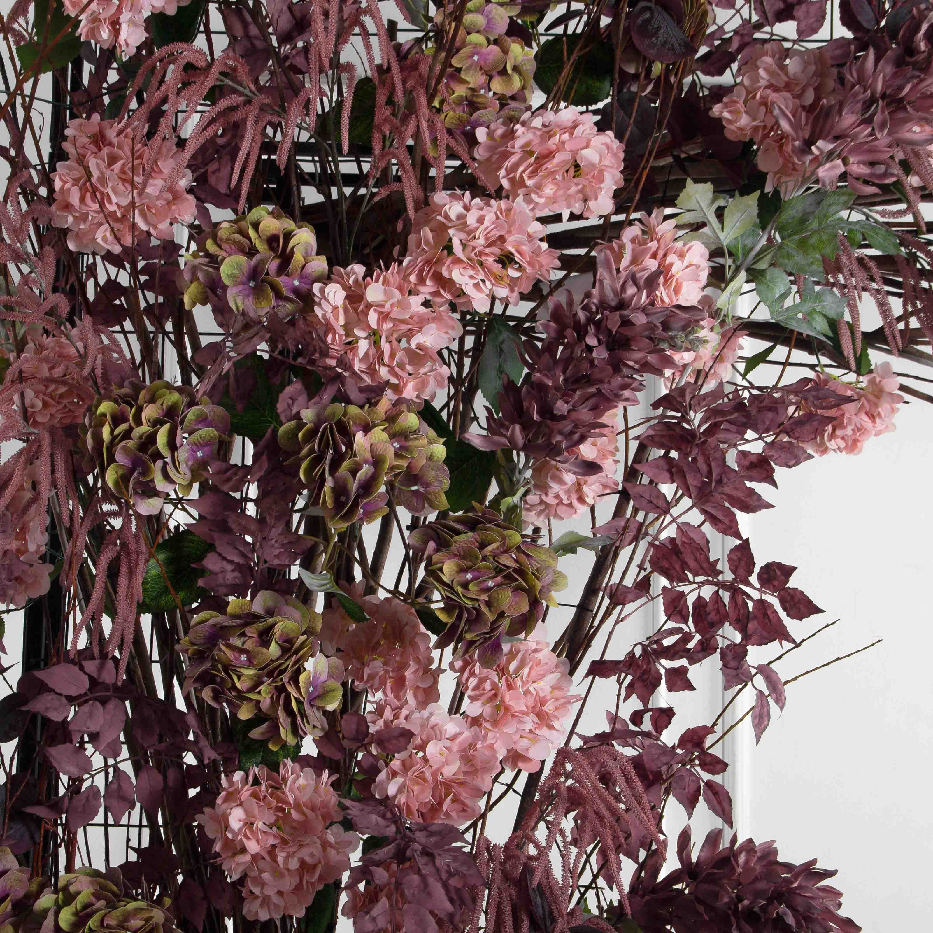 ДЛ177(F) Декор входной группы h300см на прутьях,пристенный,пепельно-пурпурный_5