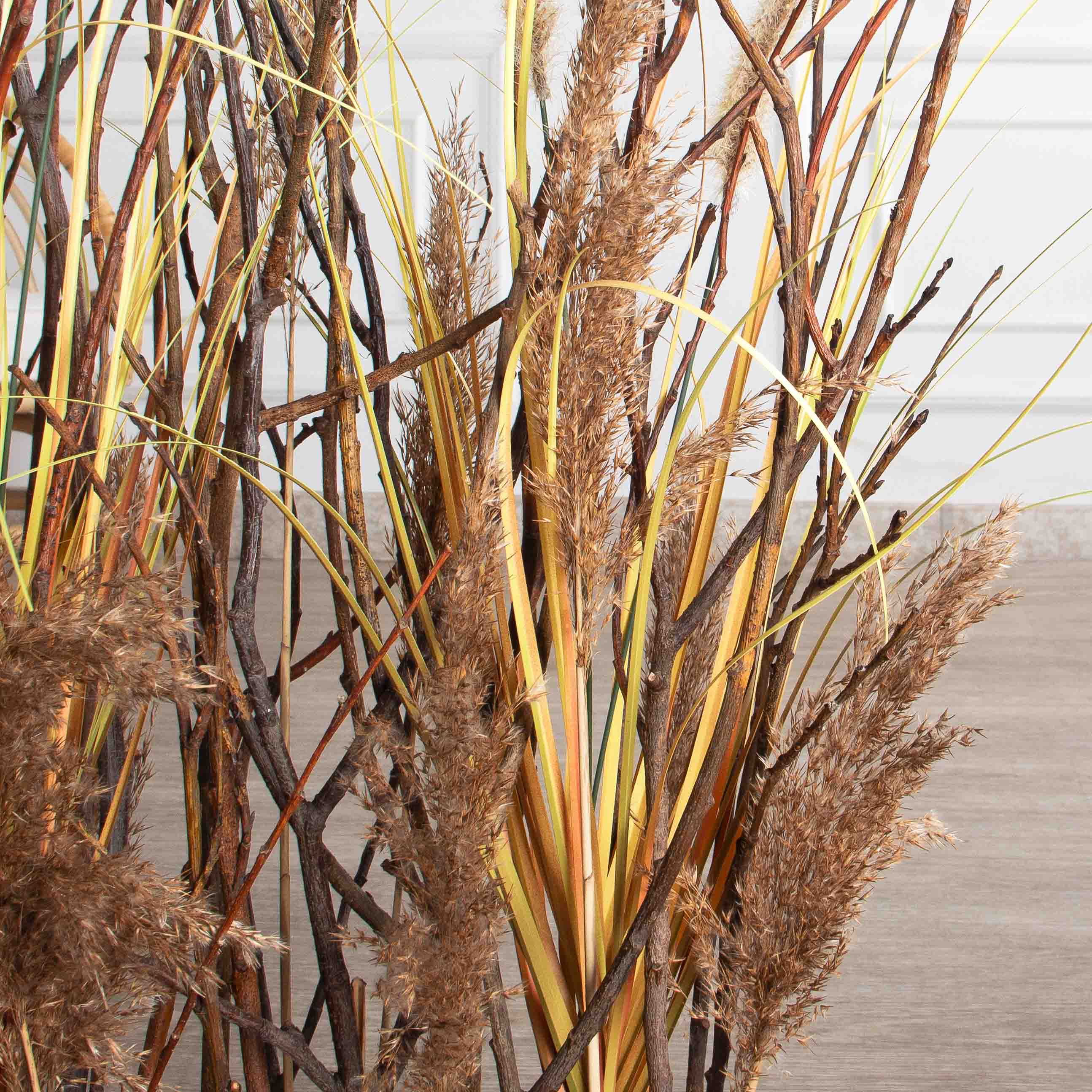 К542(Пр)(F) Композиция искусственная Осока с камышом на основании_6