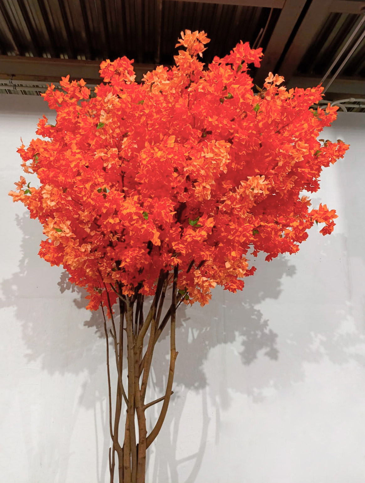 360/РН/434(з/УУ)(F) Бугенвилия искусственная  h360см, оранжевая_4