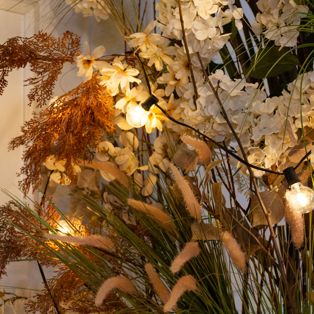 ДЛ176/СВ04(Пр)(Fix)(F)Декор вход. группы h300см н/прутьях,пристен. c ретро-гирляндой,бежевый_6