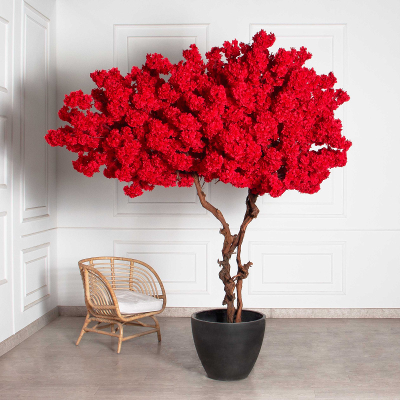 250/ОС/225-6(з)(F) Сакура искусственная h250см, красная_1