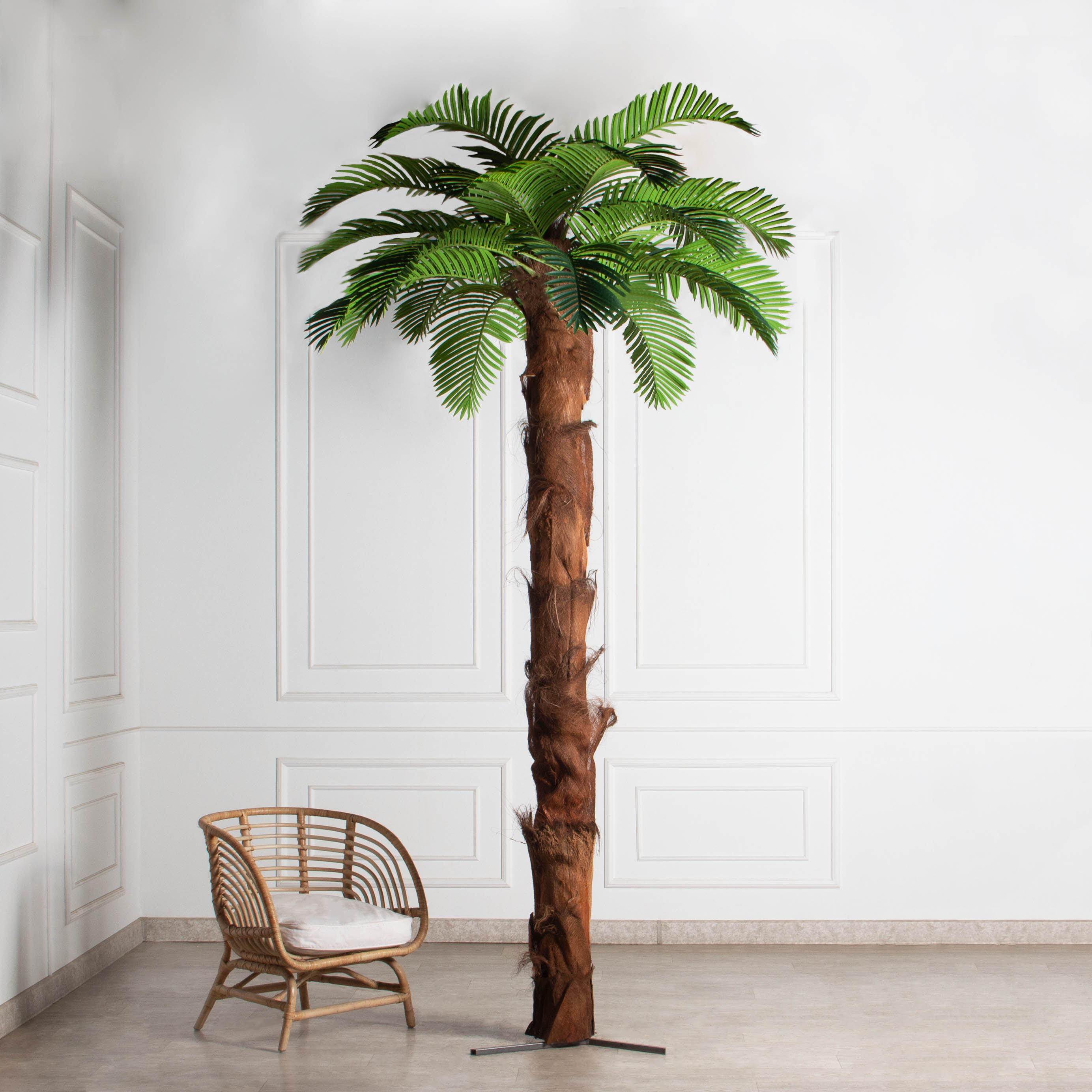 ПС300/ТР/49СТ(Пр)(F) Пальма Арека искусственная h300см (латекс) на мет.основании_3