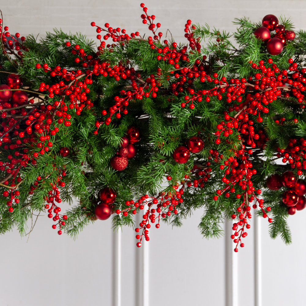 ДЛ150(з)(F) Декор входной группы хвойный L290см(ширина 300см)_2