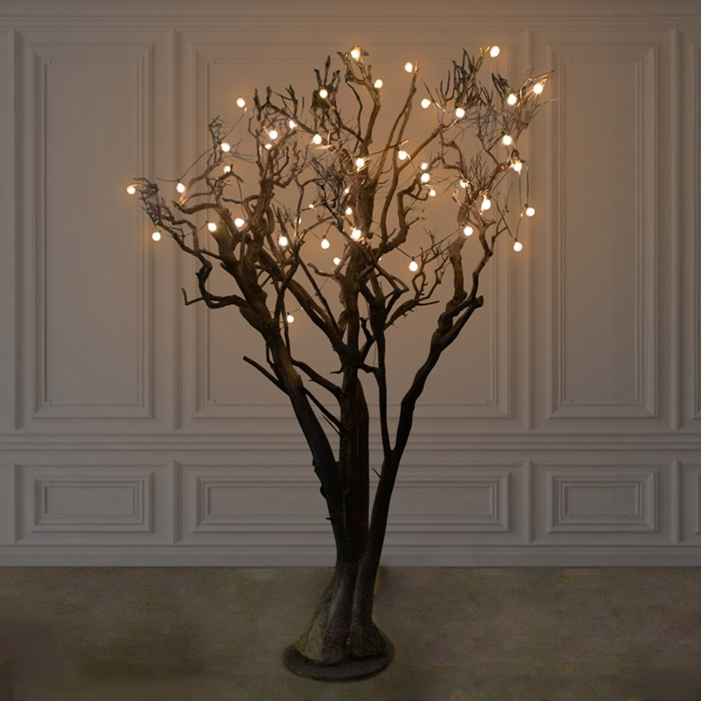 410Разб/РБР/ДЗ/АСС/СВ04(F) Дерево искусственное интерьерное разборное с подсветкой h410см_2