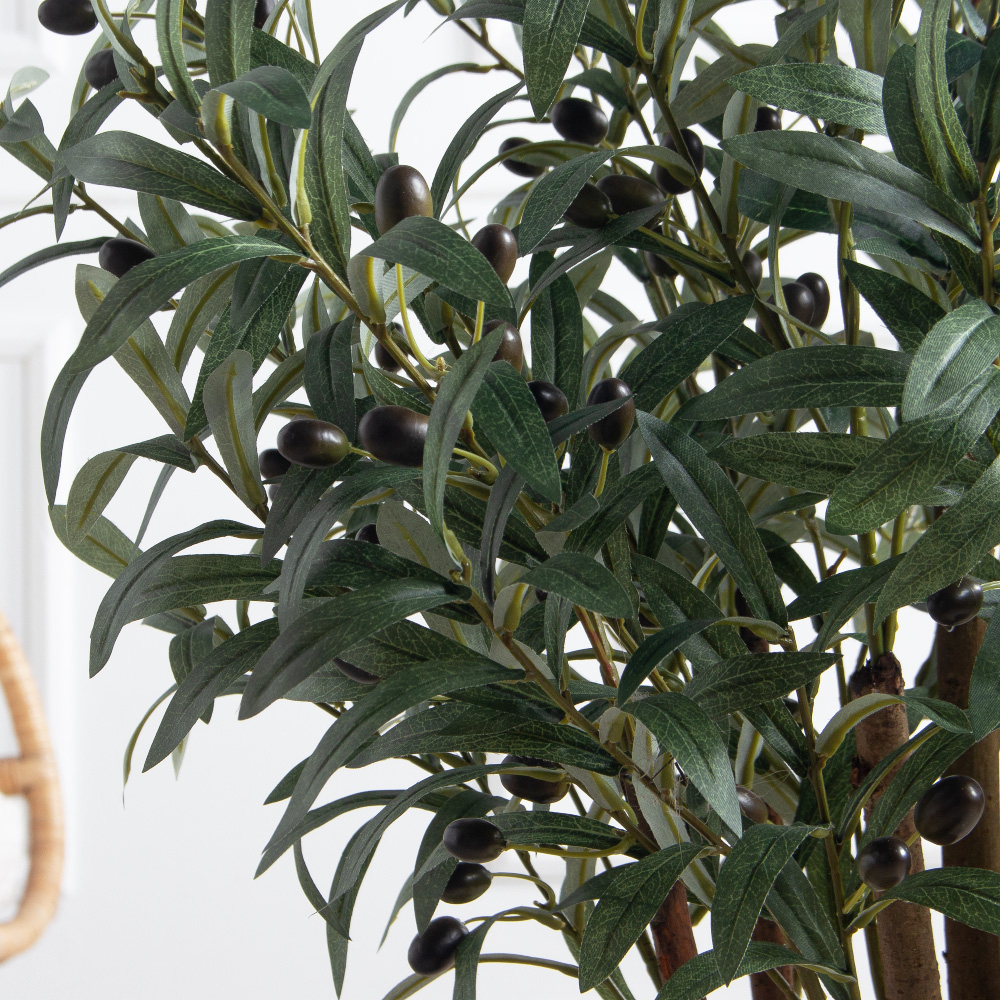 110/РН/465-1(з)(F) Оливковое дерево искусственное Нэйч с плодами h110см_5