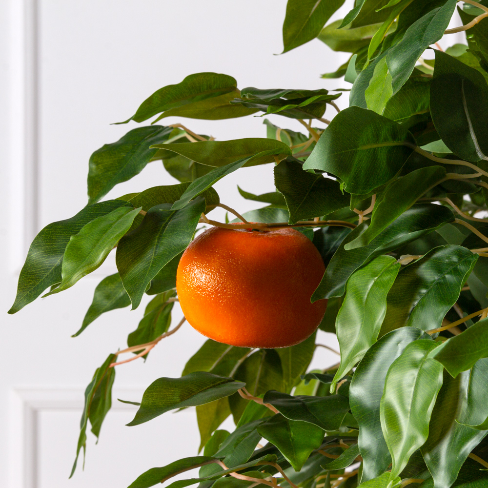 160/РПК/24М(з)(Пр) Мандарин искусственный с плодами h160см _3