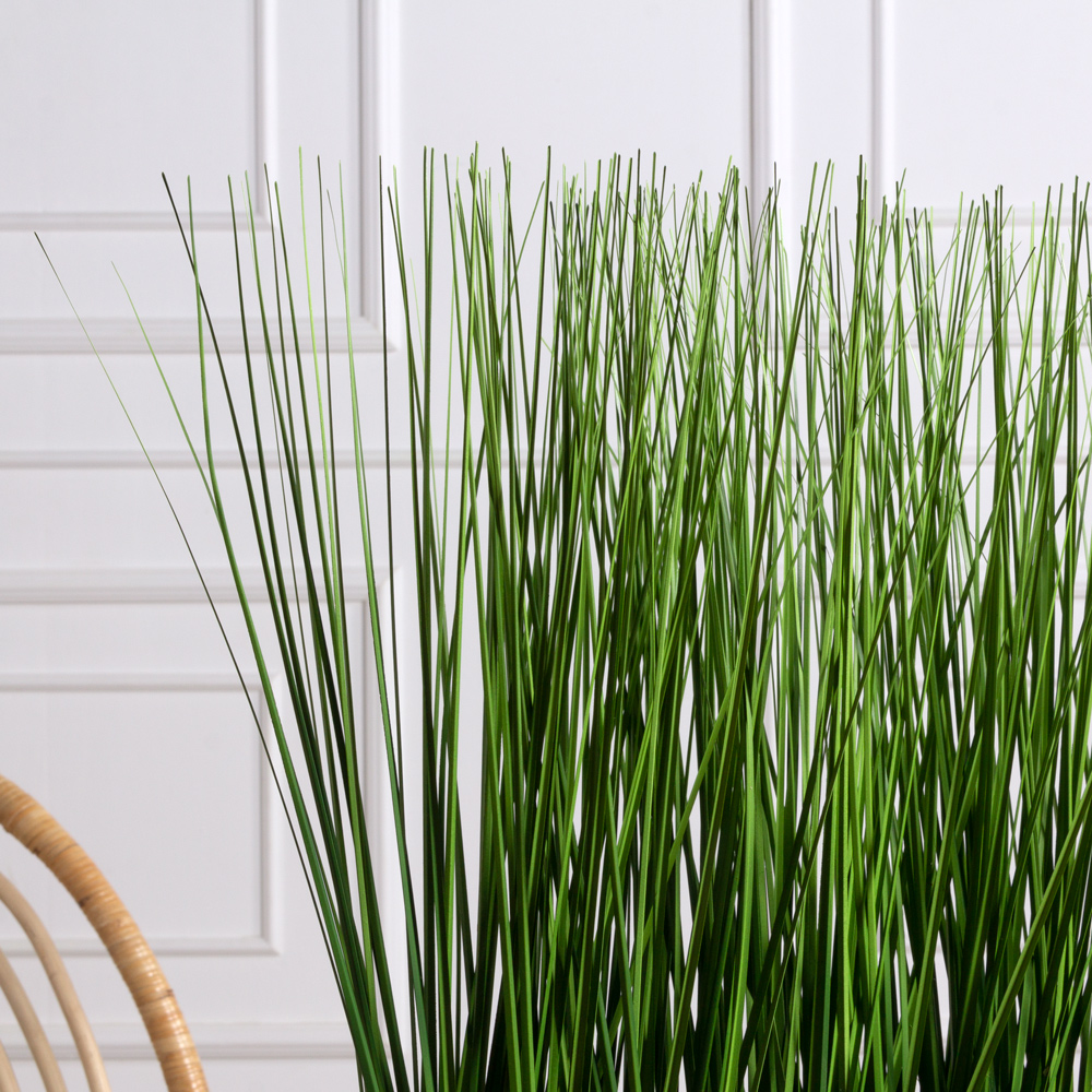 Т008(F) Трава искусственная h38-40см в кокосовом боксе 50х10х10см_2