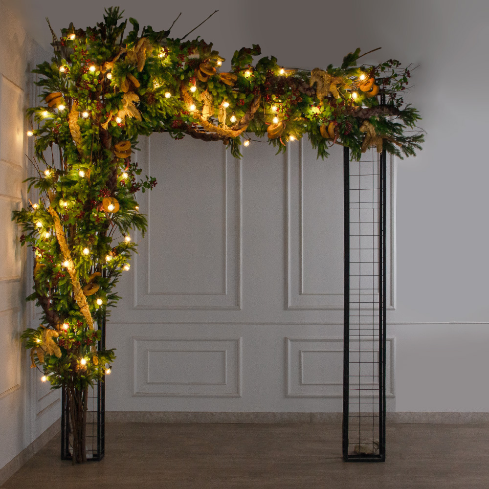 ДЛ193/СВ04-1(Пр)(Fix)(F)Декор вход.груп.h280см н/прутьях,прист.с гир.ретро в русском стиле,беж-кор_2