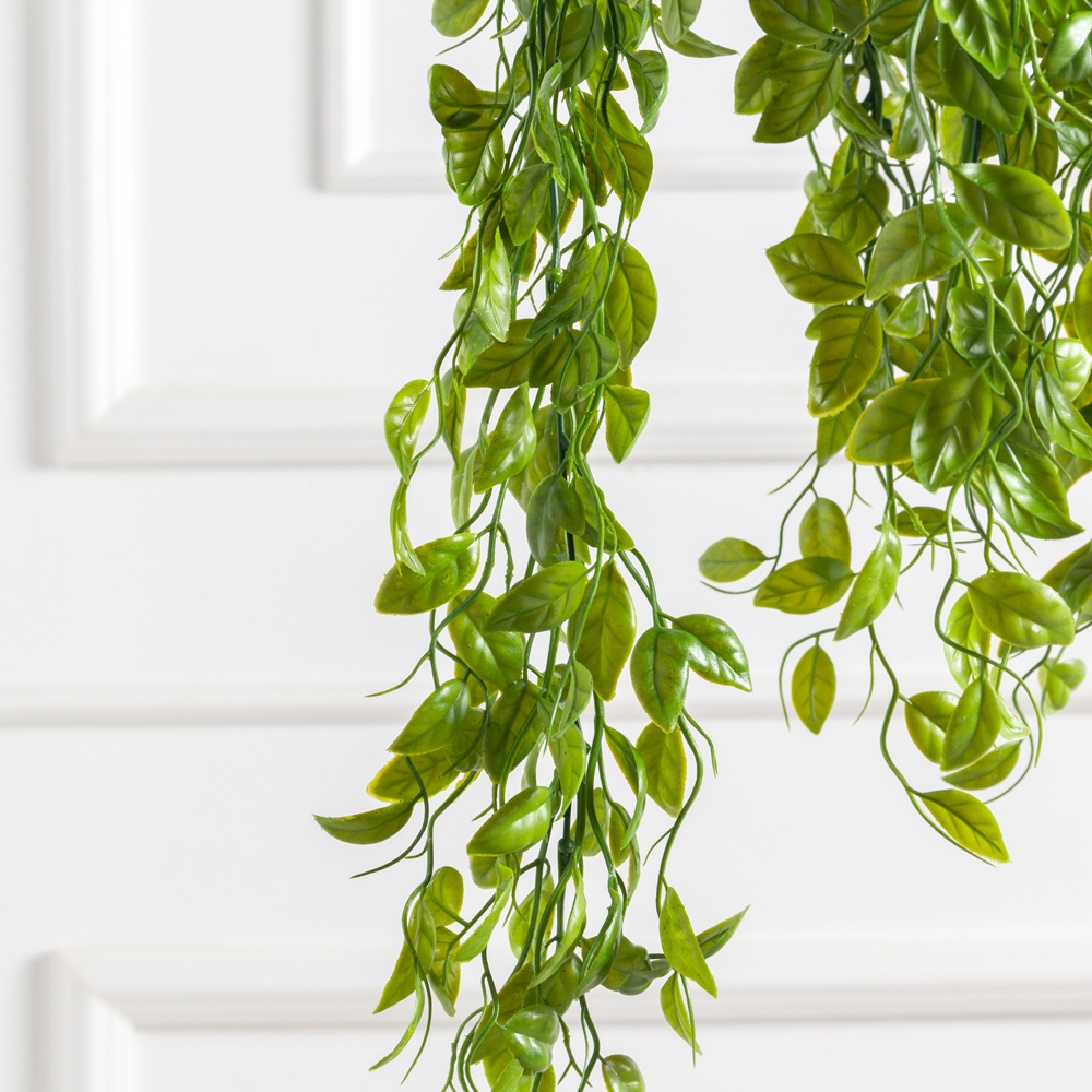 КЗ/14-2(з)(F) Композиция искусственная Традесканция Веридос в подвесном кашпо_2