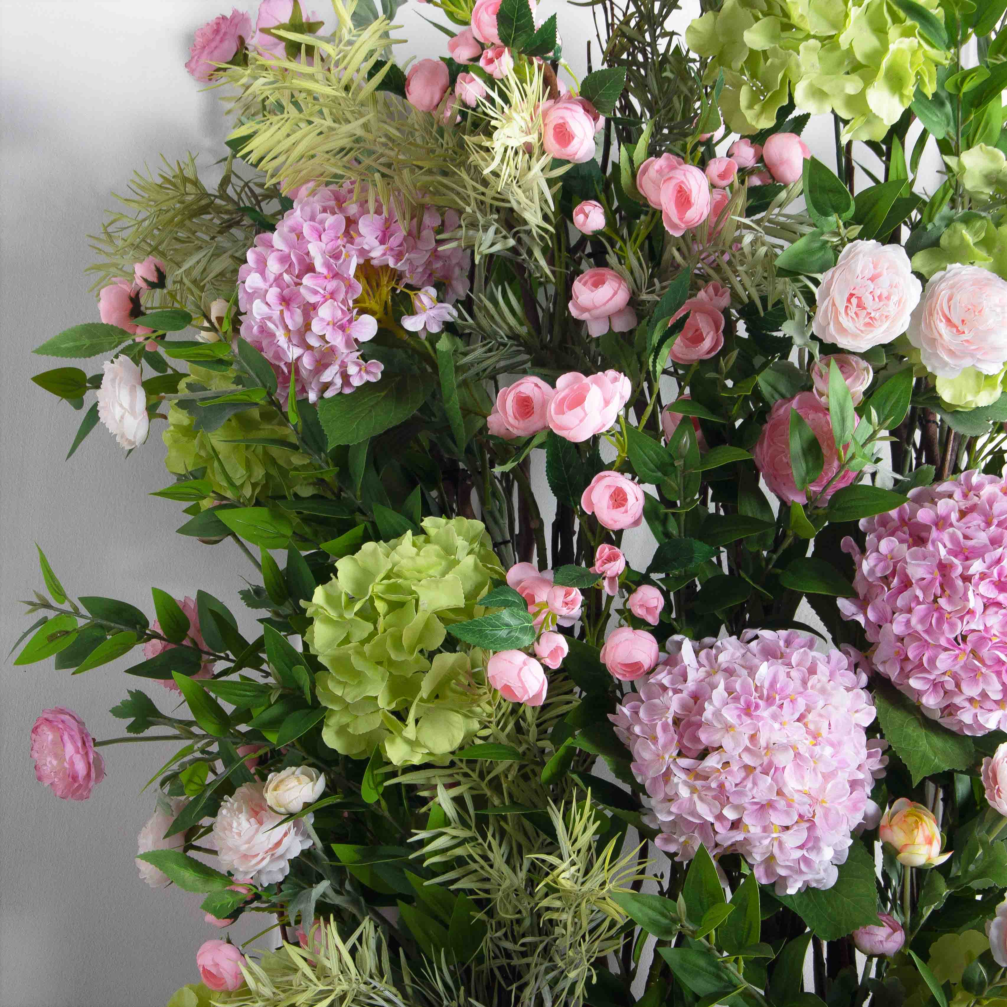 ДЛ166/3(з)(F) Декор входной группы цветочный на корилусах (полукруг) h250см (шир 55-60 см)_6