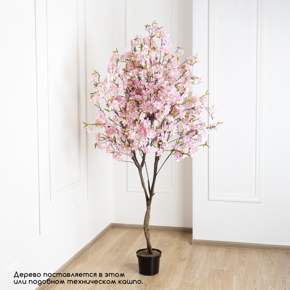 180/РН/493 Сакура искусственная h180см, розовая_4