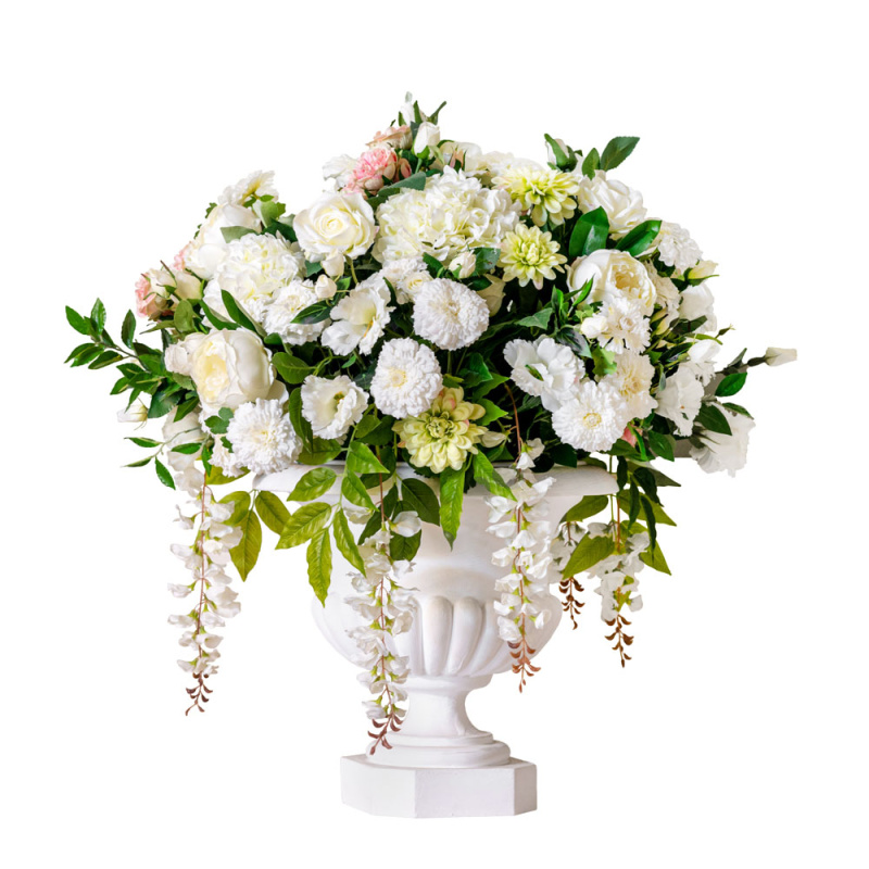 К61 Композиция цветочная на круглом основании d24см_1