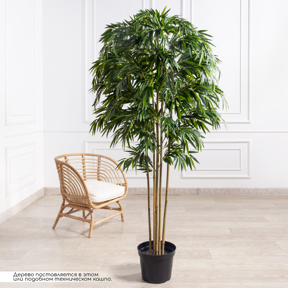 190/ШК/75-2(з)(F) Бамбук искусственный 5 стволов, h190см (латекс премиум)_1