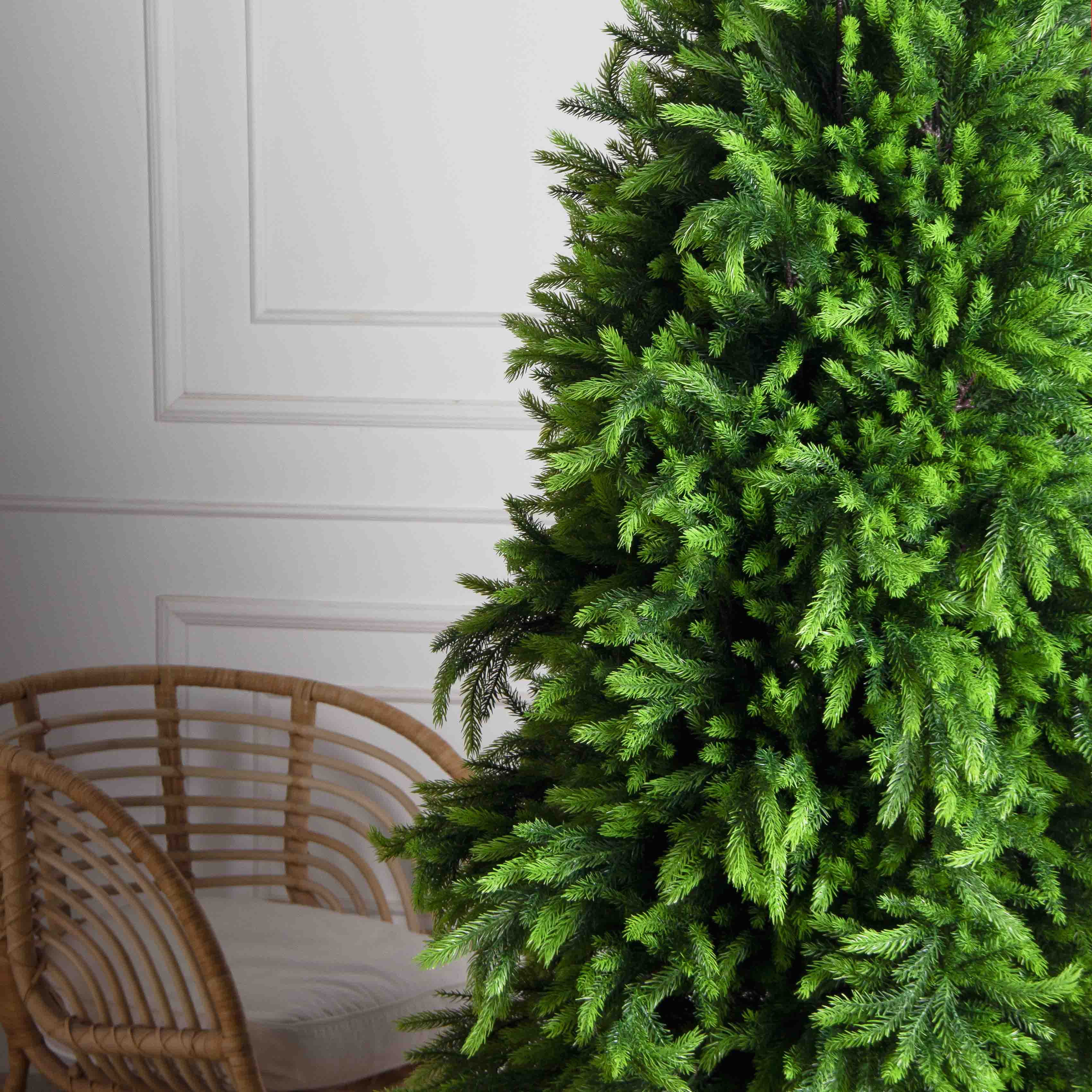 180/628-1(з)(F) Ель искусственная h180см в кашпо_3