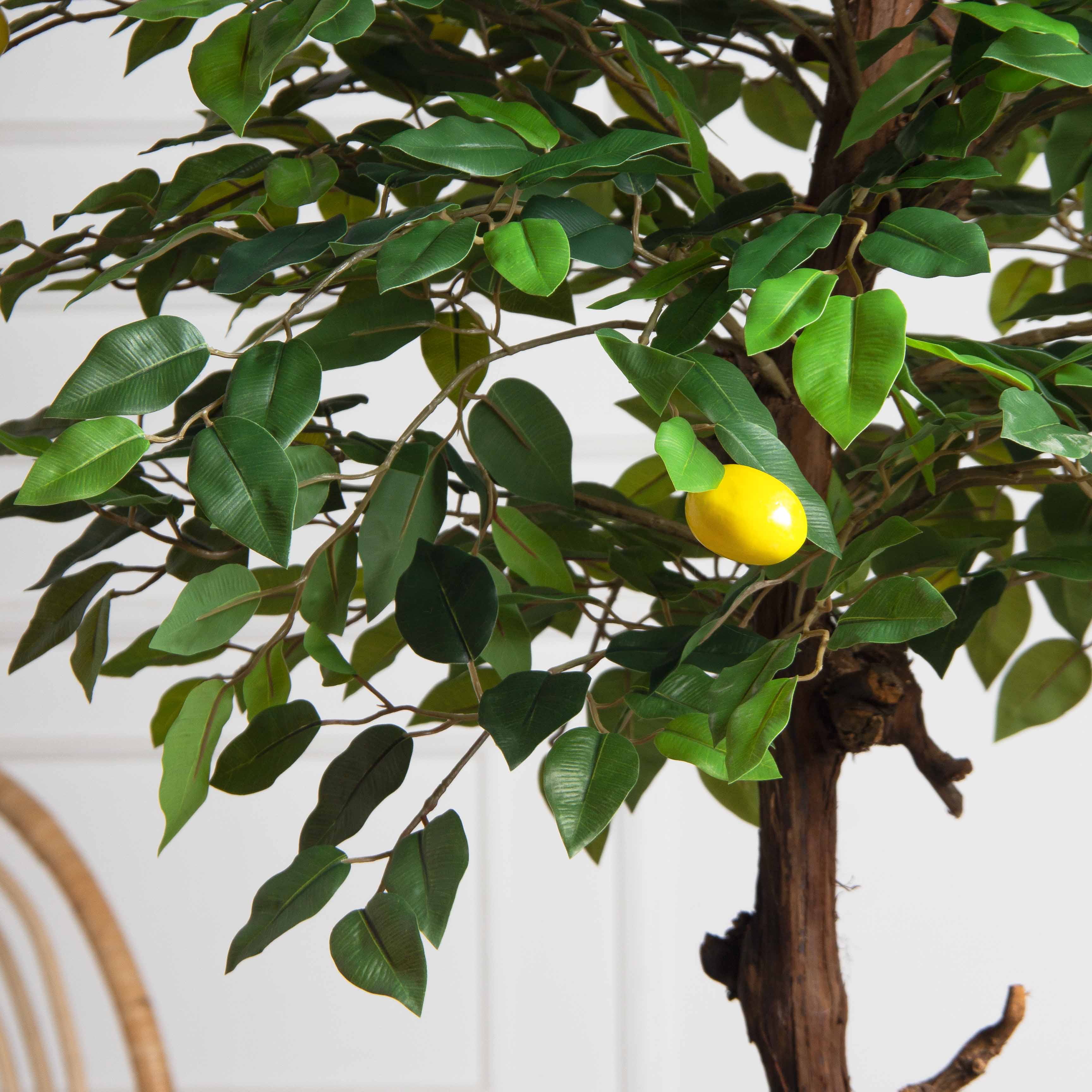 БП070/41(F) Бонсай искусственный Лимон с мини плодами h70см_3