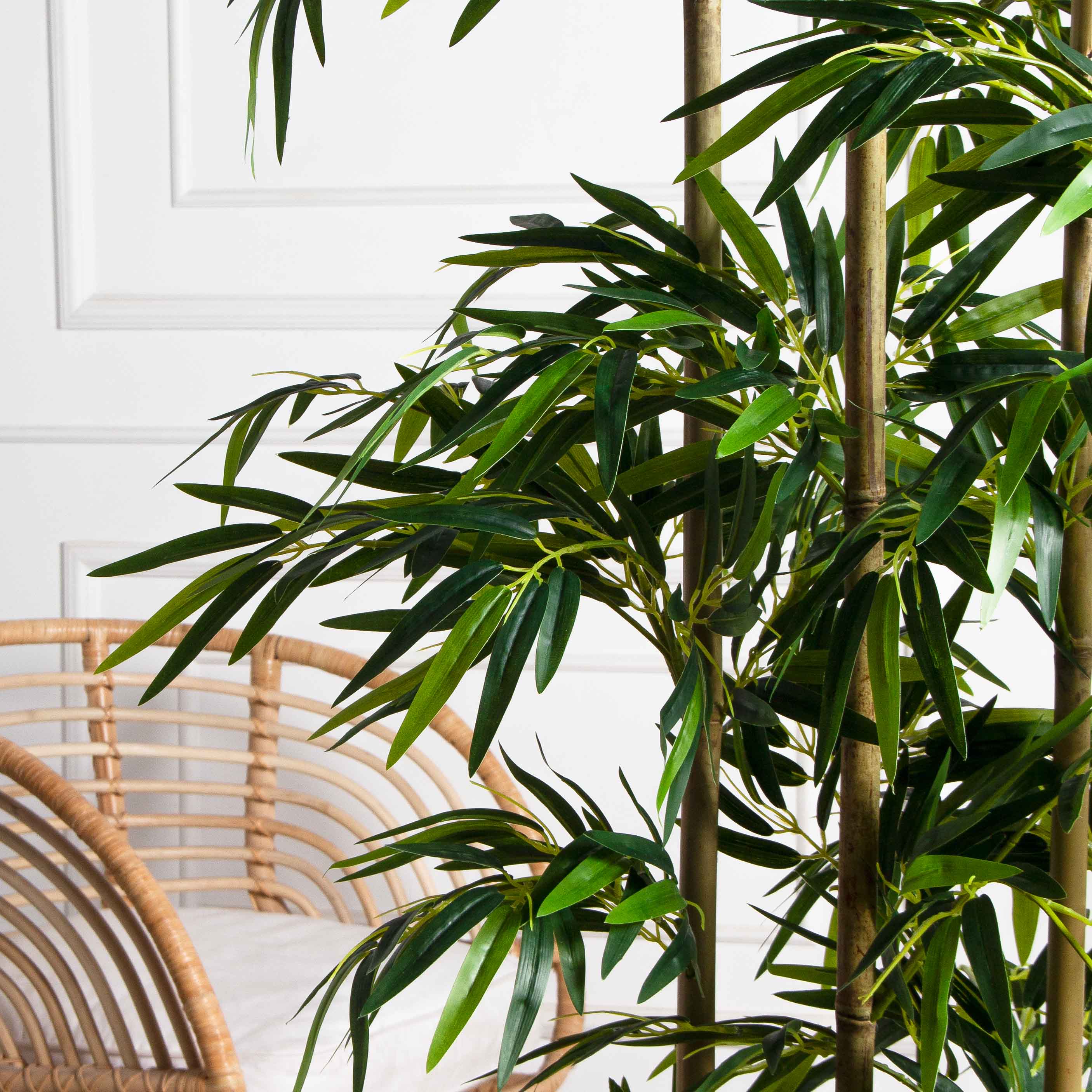 Ш220/75-3(з)(Пр)(F) Ширма искусственная Бамбук h220см в кокосовом боксе 40х15х15см_6