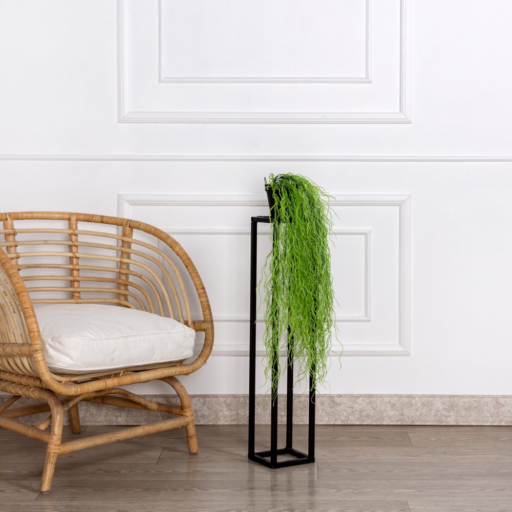 КЗ/50(з) Композиция искусственная Трава ампельная(патина) в кашпо d11см_1