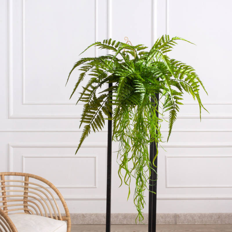 БК 10-1(F) Композиция с папоротником на блоке 15*h10см_33