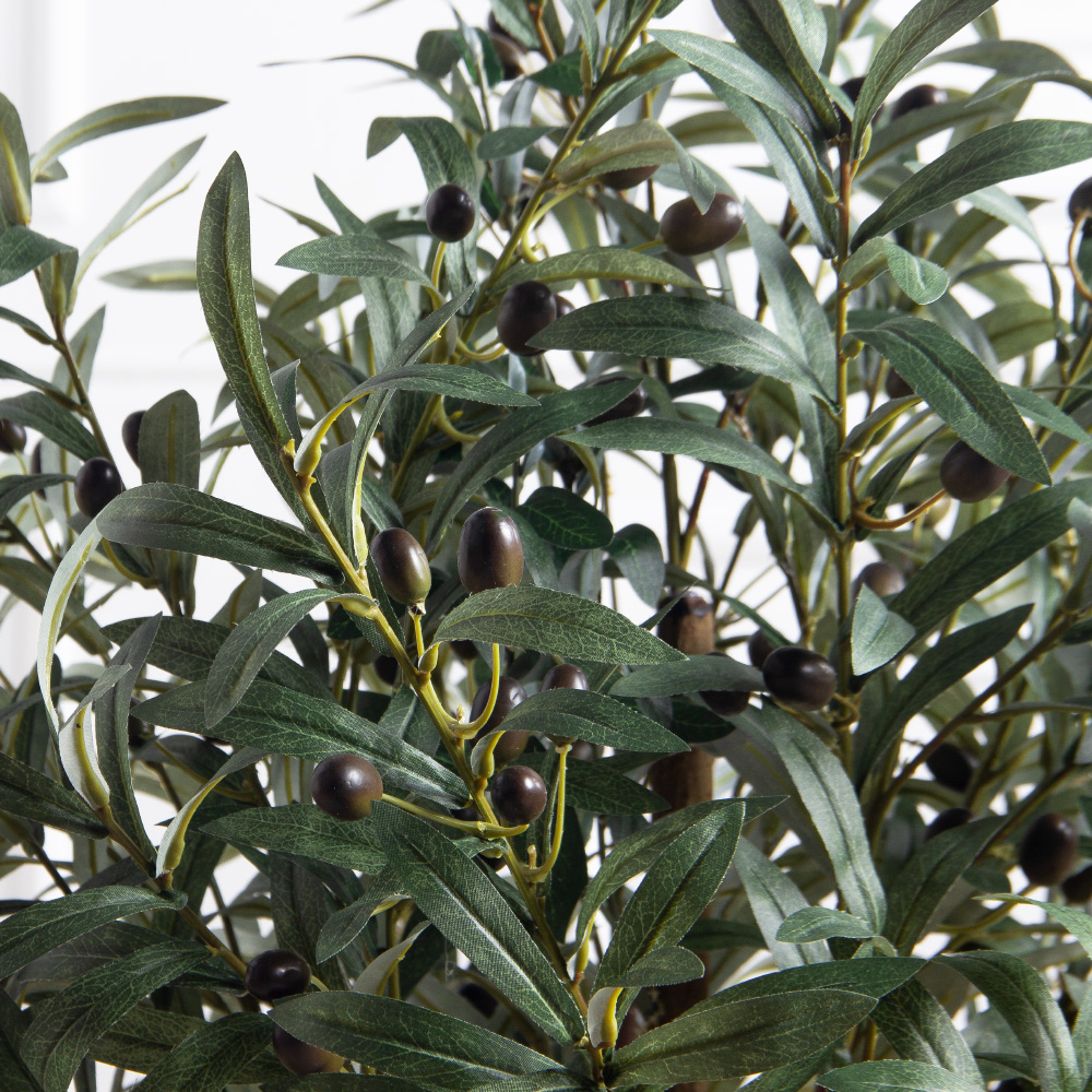 110/РН/465-1(з)(F) Оливковое дерево искусственное Нэйч с плодами h110см_3