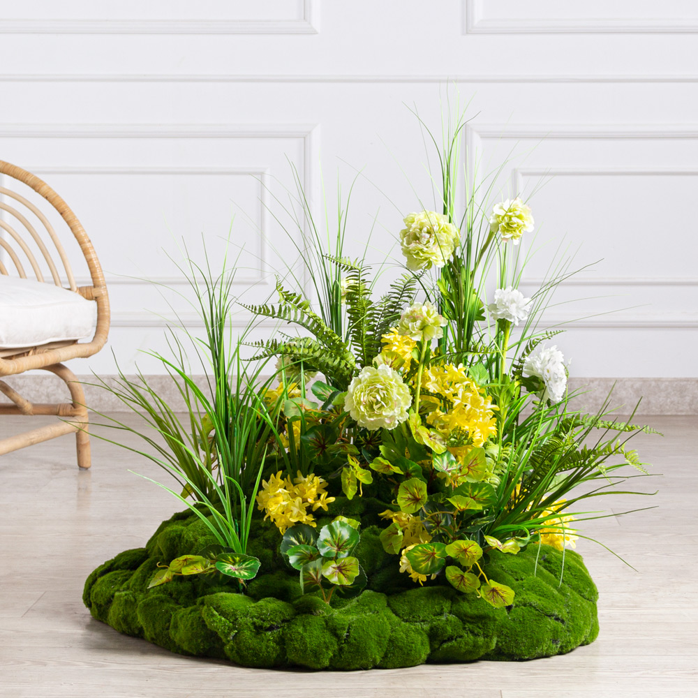 ДА04(F) Декоративная арка цветочный микс h230см_9