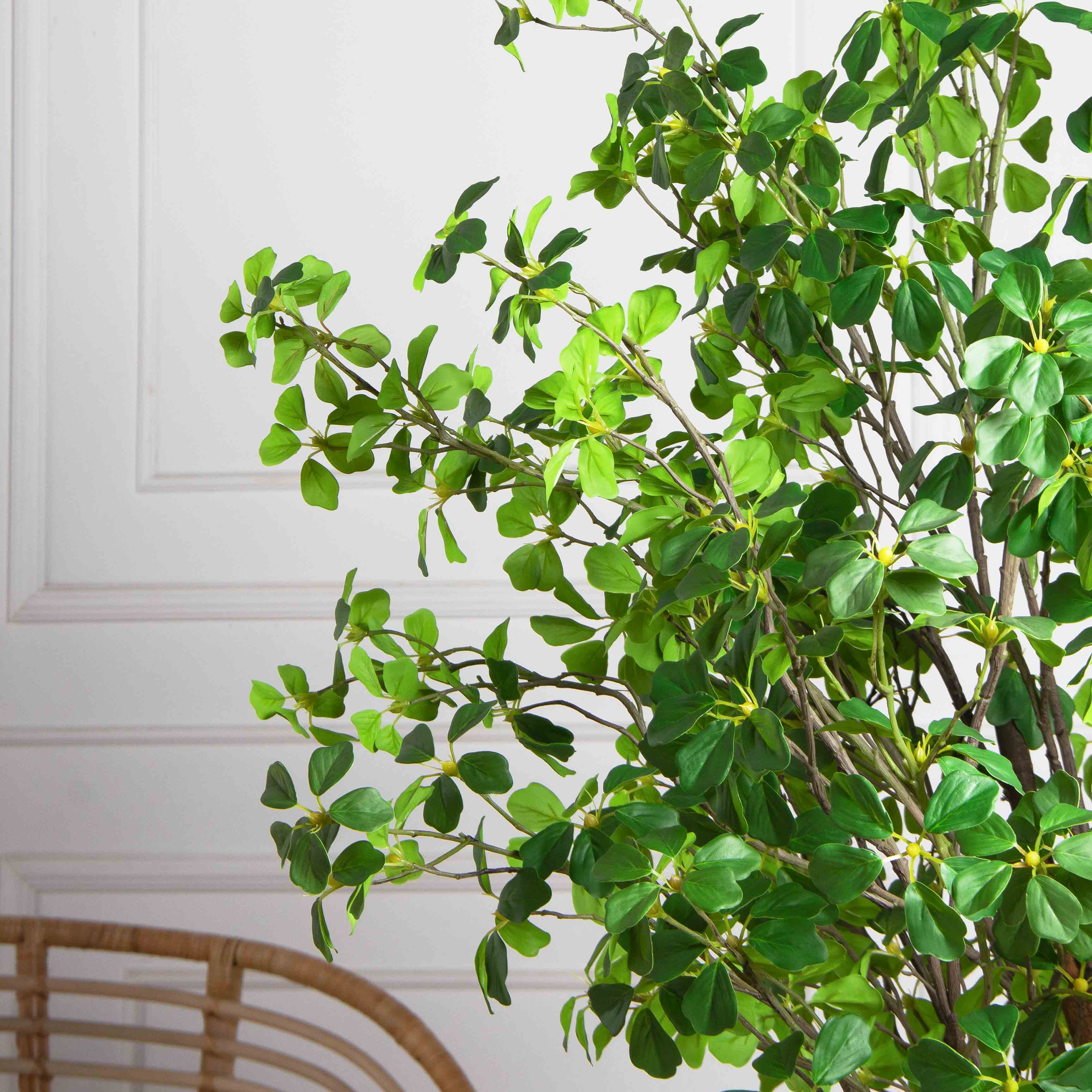 150/РН/ОК/534-1(з)(F) Шеффлера искусственная Компакта h150см d80см в кашпо, латекс_7