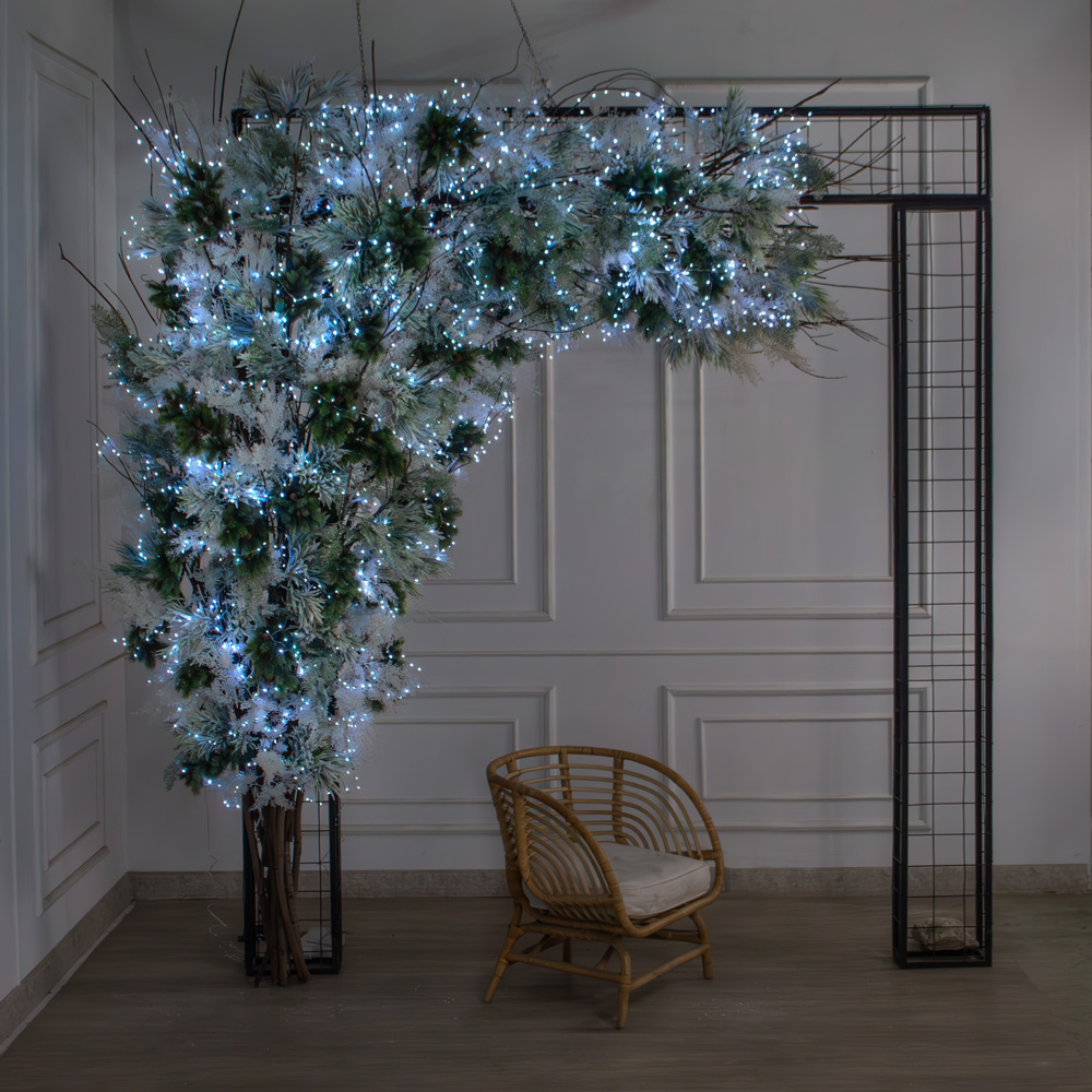 ДЛ181/СВ03х(Пр)(Fix)(F)Декор вход.группы h300см н/прутьях, прист.с гирляндой 