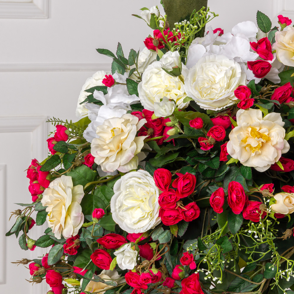 БТФ09(Promo) Композиция искусственная цветочная Павлин_13