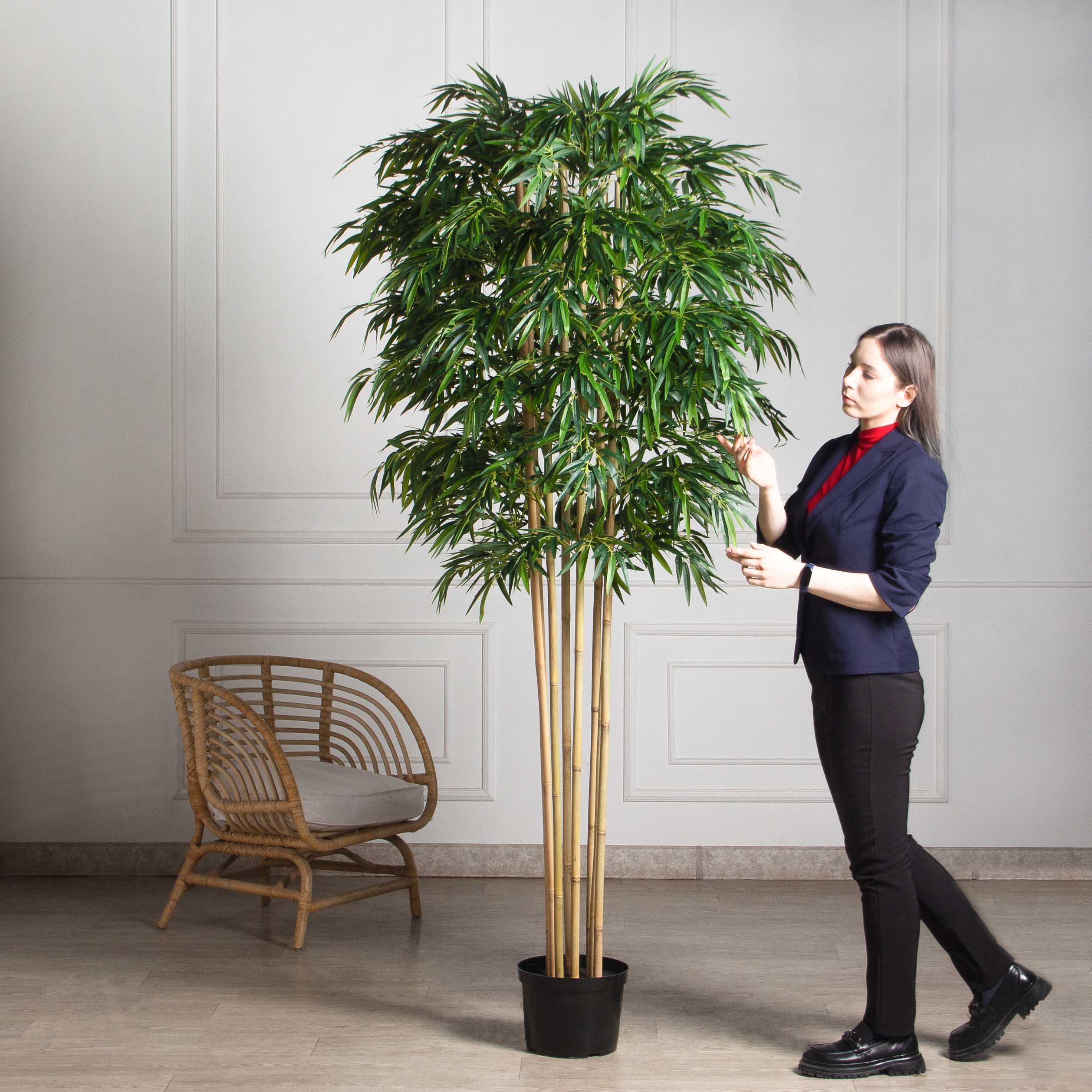 220/75/1-3(з)(Пр)(F) Бамбук искусственный 8 стволов, h220см (латекс)_3