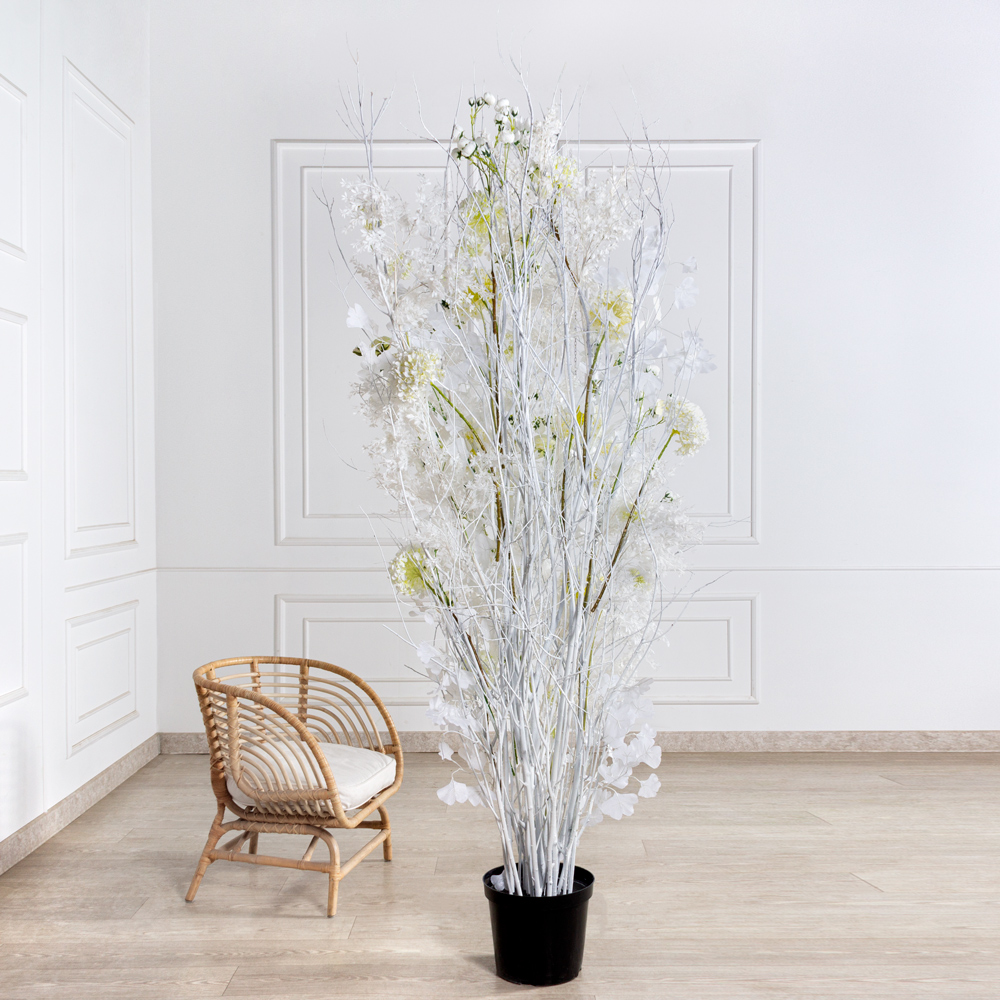 ДЛ92-1(з)(F) Декор входной группы зимний  h250см в кашпо_5