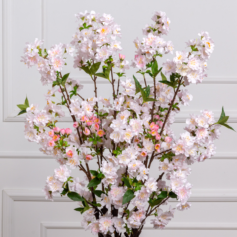 7141А/9120-27/1 Ветка яблони искусственная h94см, розовая_1