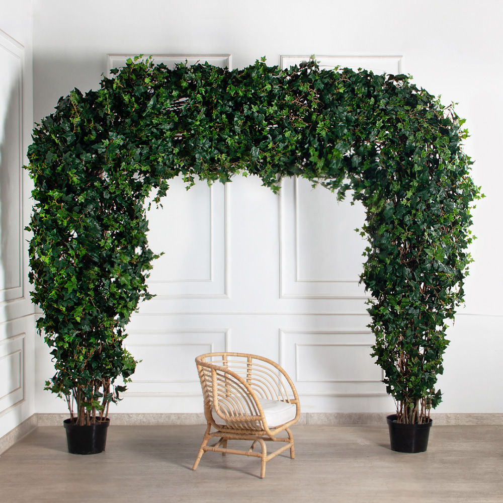 АРК07-1(з)(УУ)(Fix)(F) Арка с искусственной хедерой h280см, L340см, разборная_2