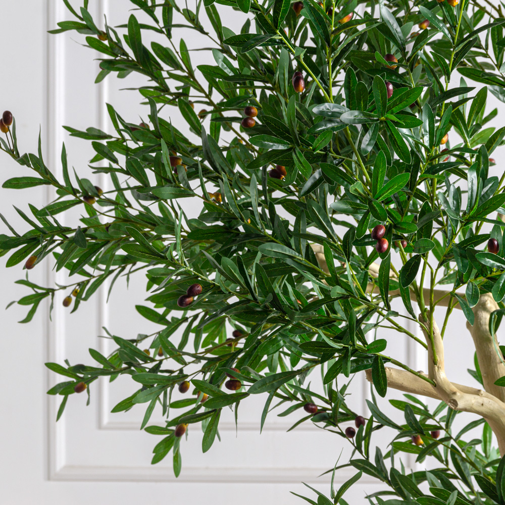 220/ДА/4655(Пр)(F) Оливковое дерево искусственное с плодами h220см, латекс_3