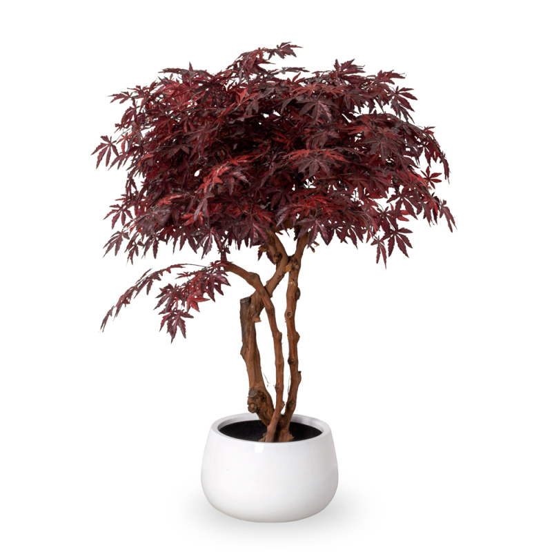 160/ОС/400-1(з) Клён искусственный японский h160см (латекс), красный