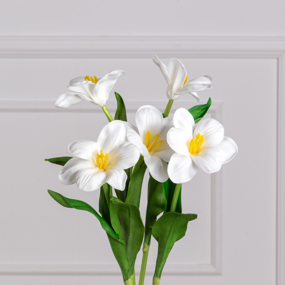 7141А/0443-02/23Р Тюльпан распустившийся искусственный d8см, h50см, белый_1