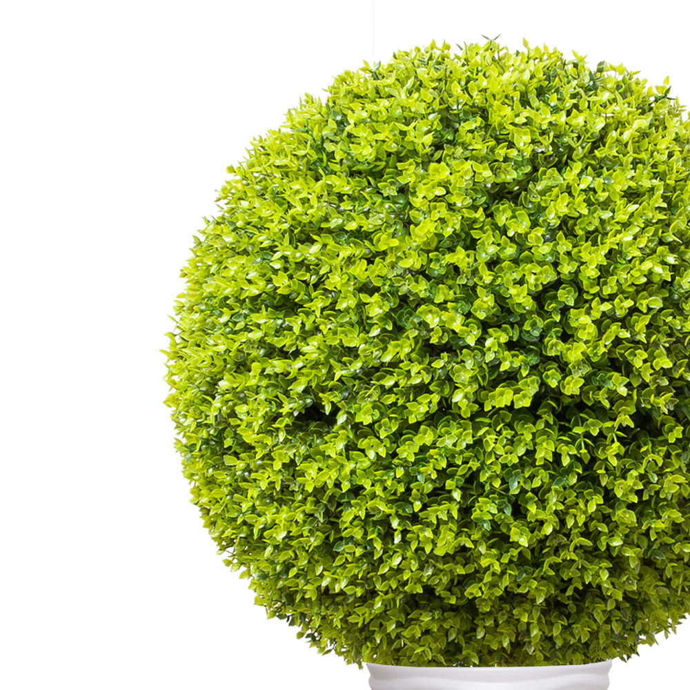 СШКТ060/98-1(Promo) Самшит искусственный топиарий d60см,в интерьерном кашпо h80см_5