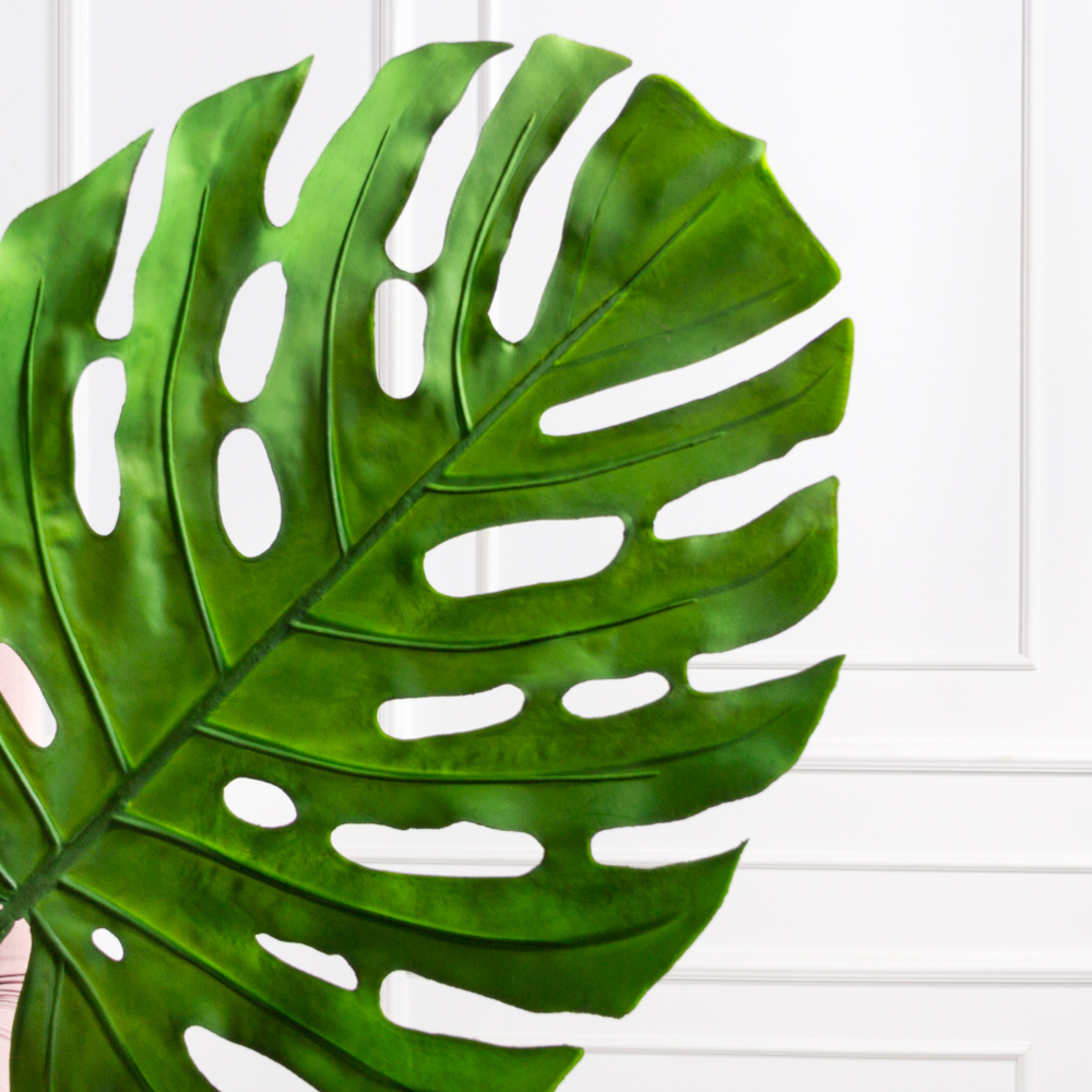 7143/А2790-208(F) Лист монстеры  h120 см, 50*60см(силикон)(1035)_1