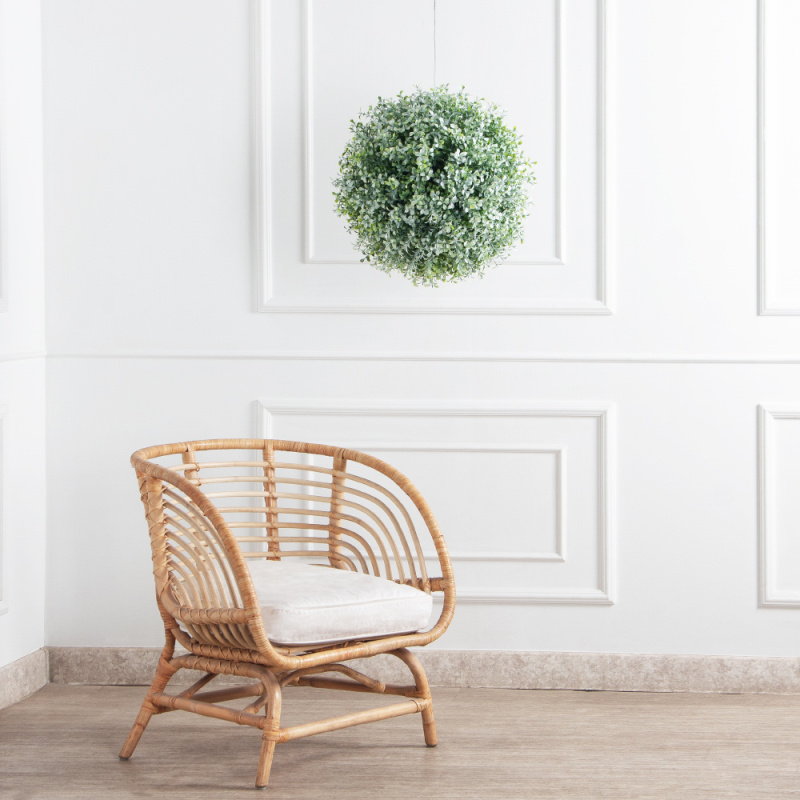 СШ045/229-4(F) Самшит искусственный шар Премиум Зимний d45см_1