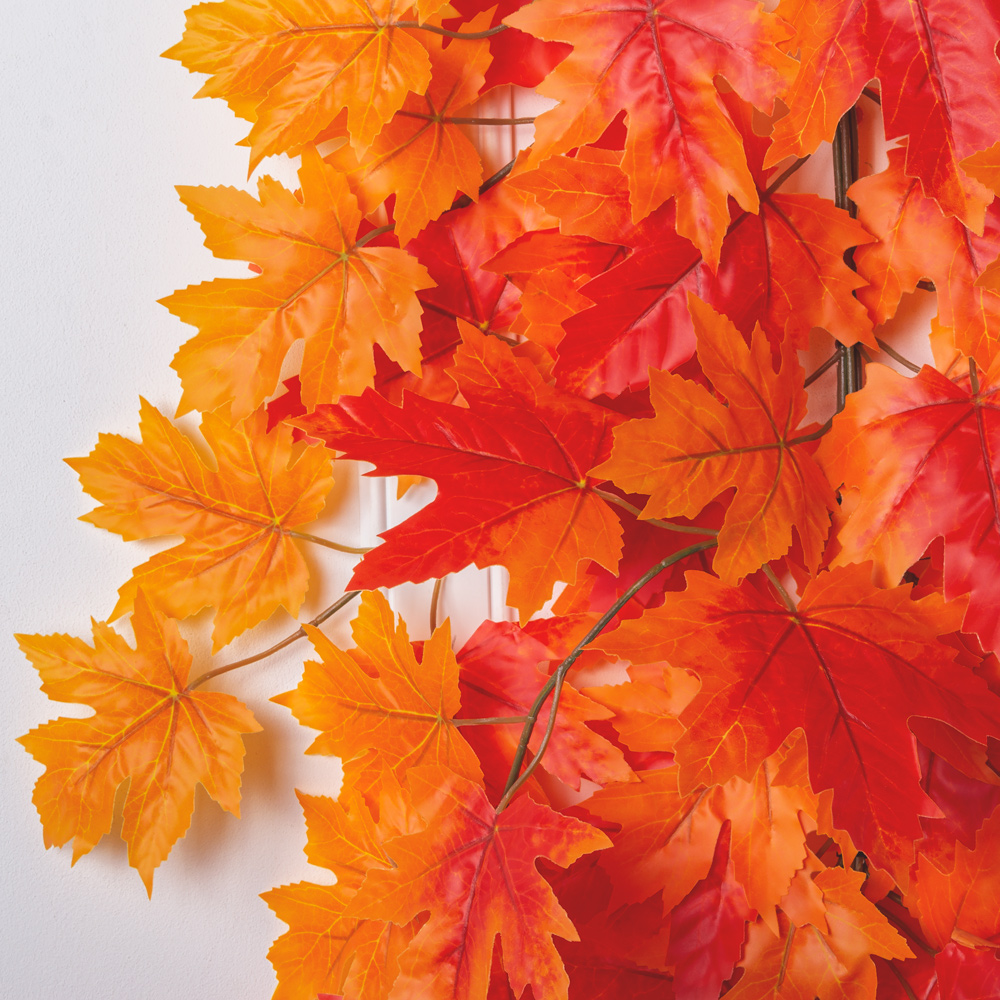 Л112(з) Лиана искусственная с клёном L100см_3