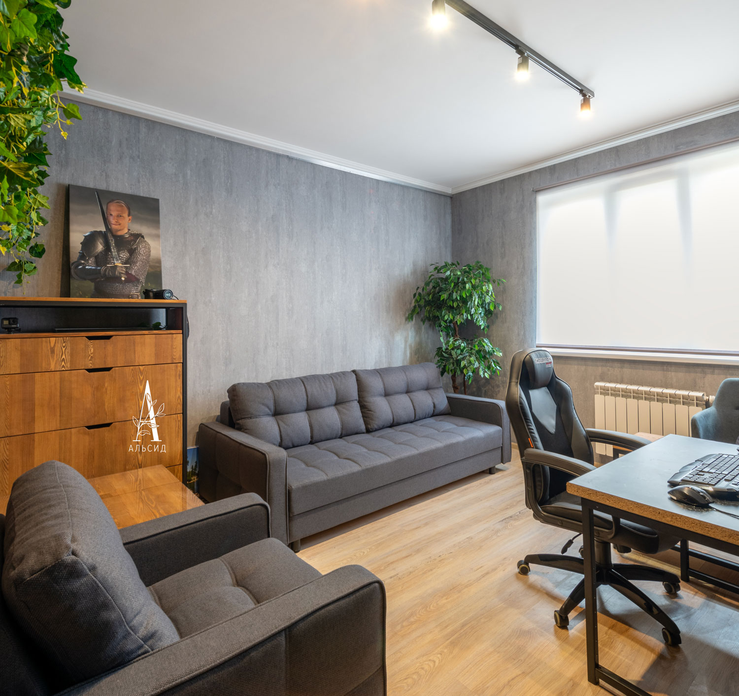 180/ОС/36 Фикус искусственный мелколистный h180см (латекс) в кашпо_6