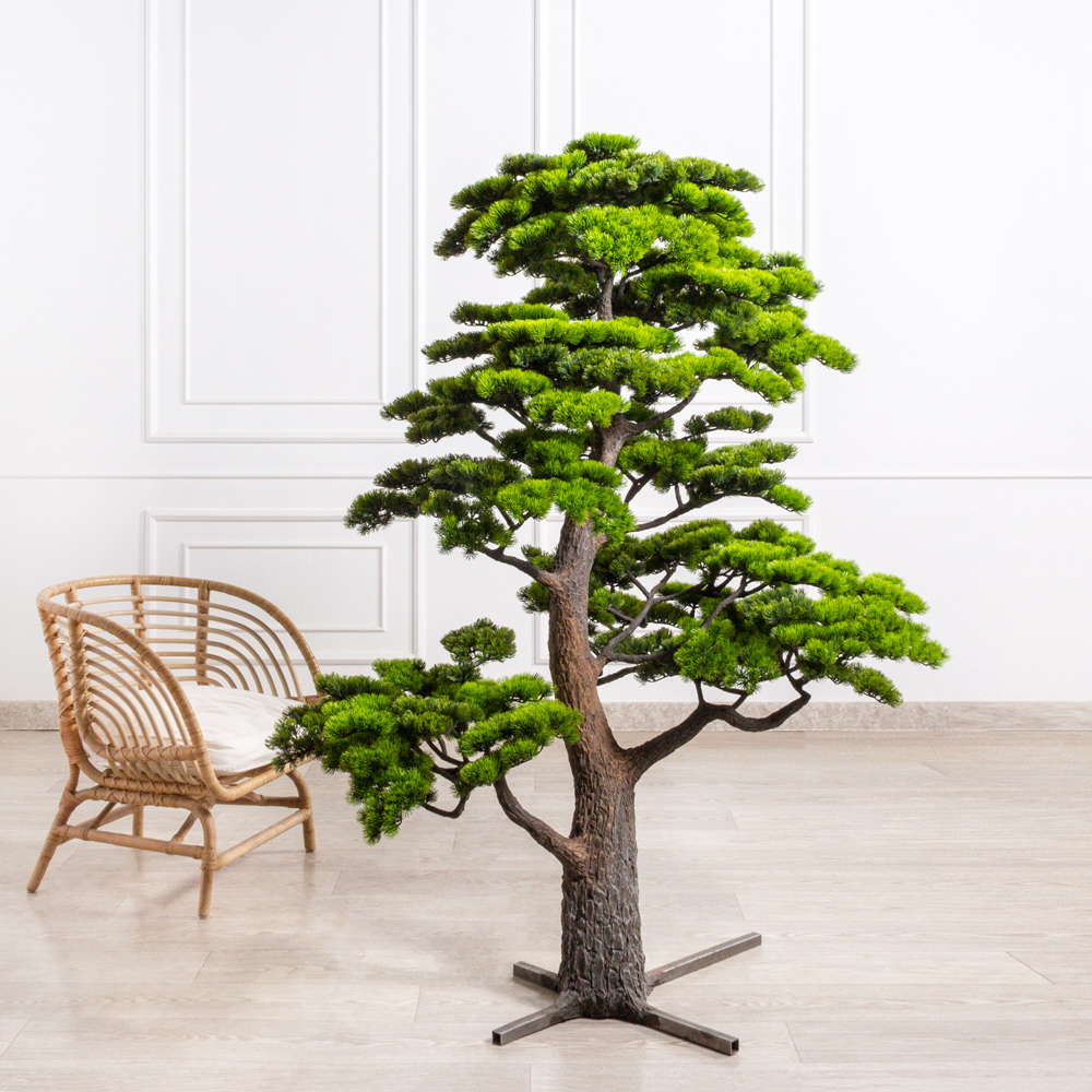 175МЕТ/ДС/МЯ/30(з)(Пр)(F) Бонсай искусственный Сосна h175см_1
