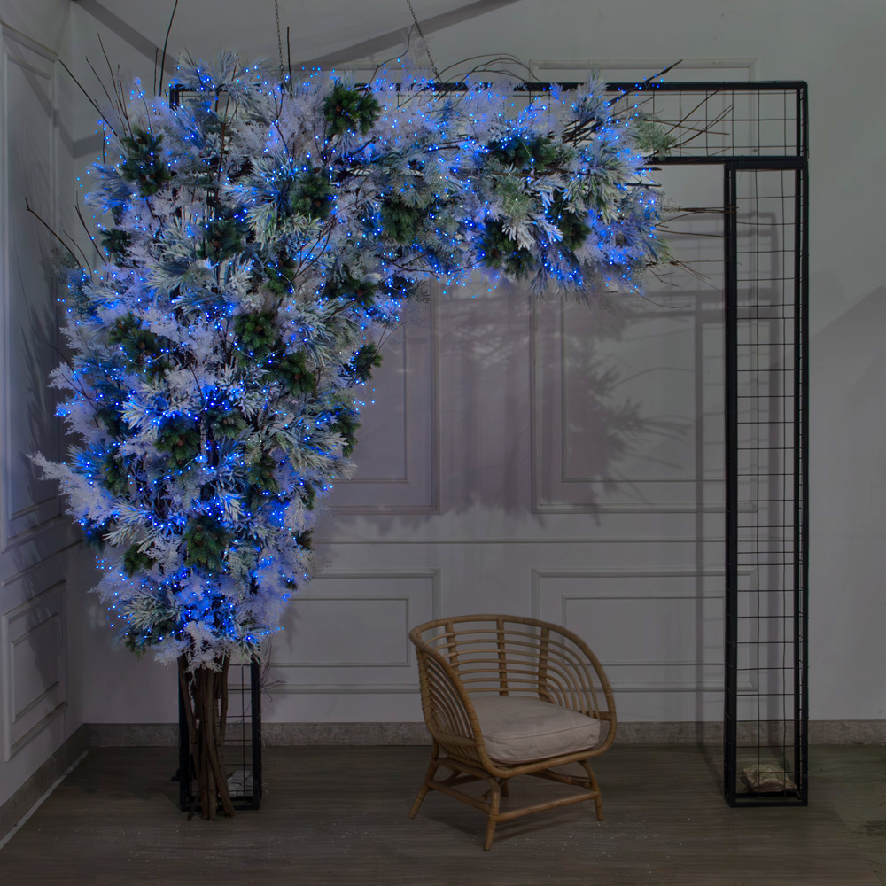 ДЛ181/СВ03с(Пр)(Fix)(F)Декор вход.группы h300см н/прутьях, прист.с гирляндой 